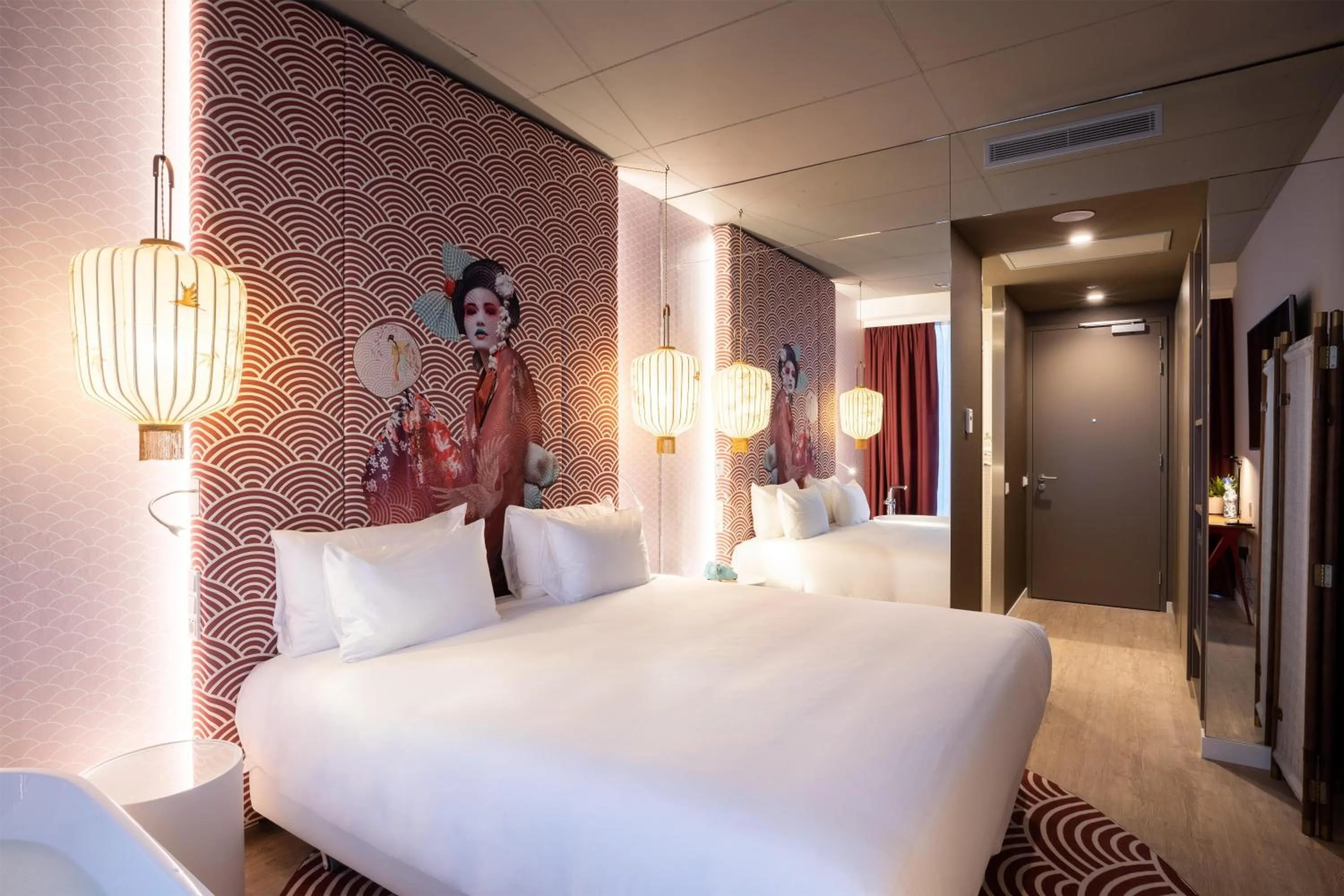 Bedroom, Bed in nhow Amsterdam Rai