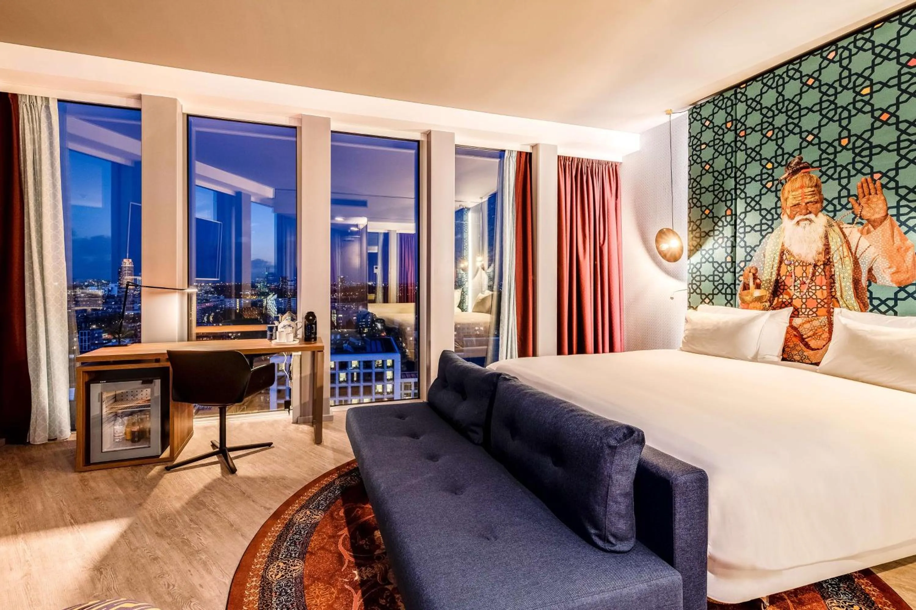 Bedroom, Bed in nhow Amsterdam Rai