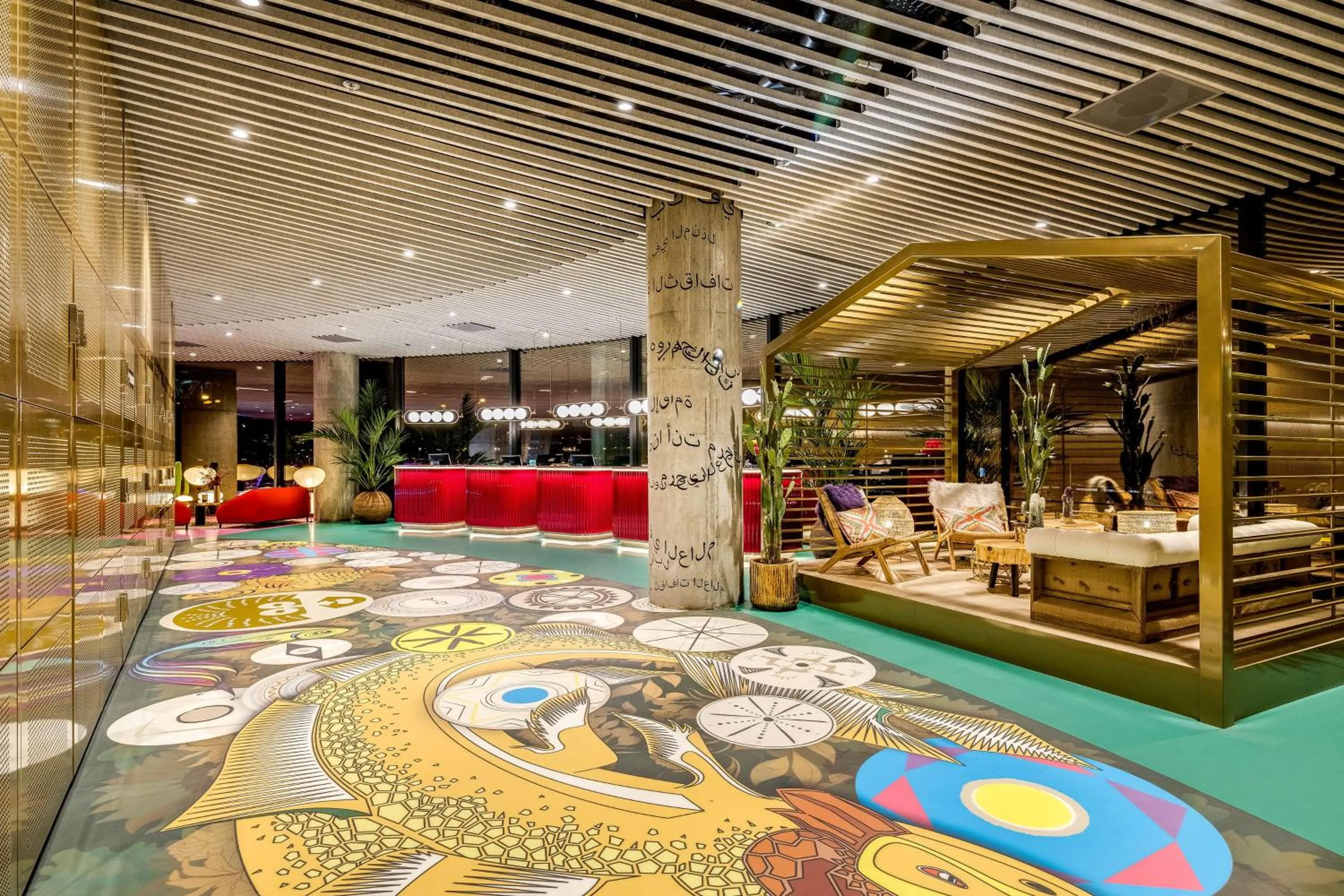 Lobby or reception in nhow Amsterdam Rai