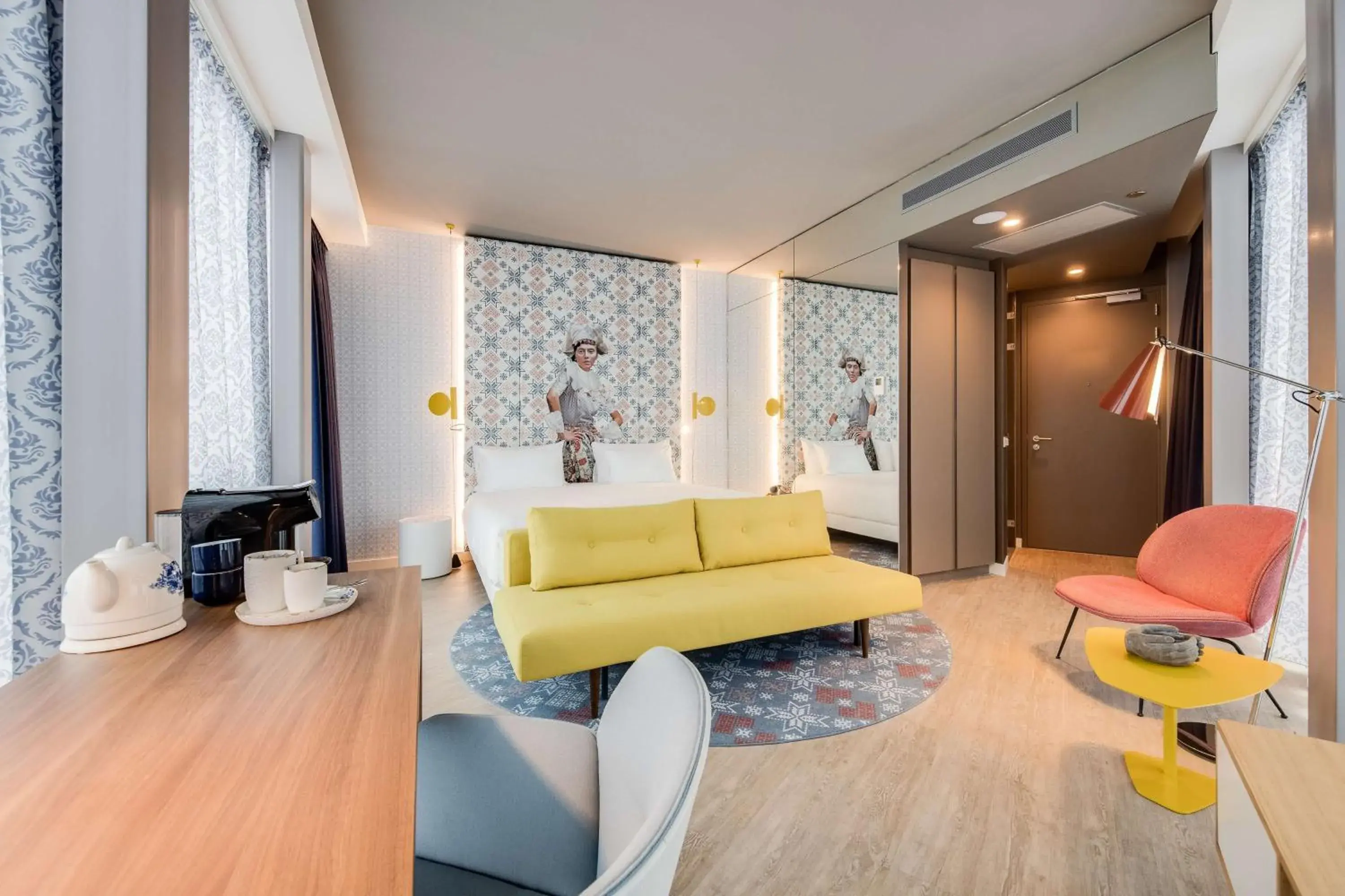 Bedroom in nhow Amsterdam Rai Bedroom in nhow Amsterdam Rai