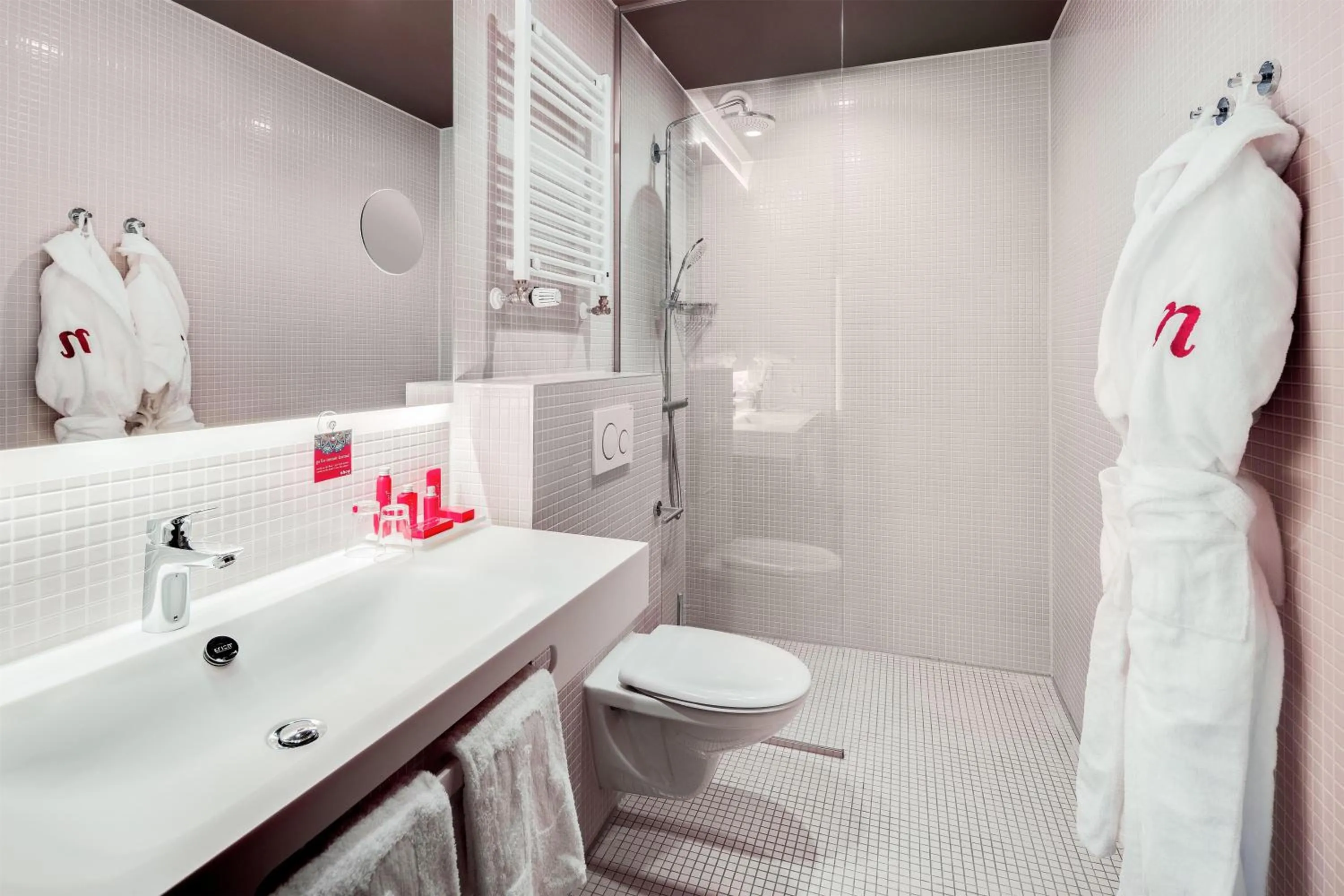 Bathroom in nhow Amsterdam Rai