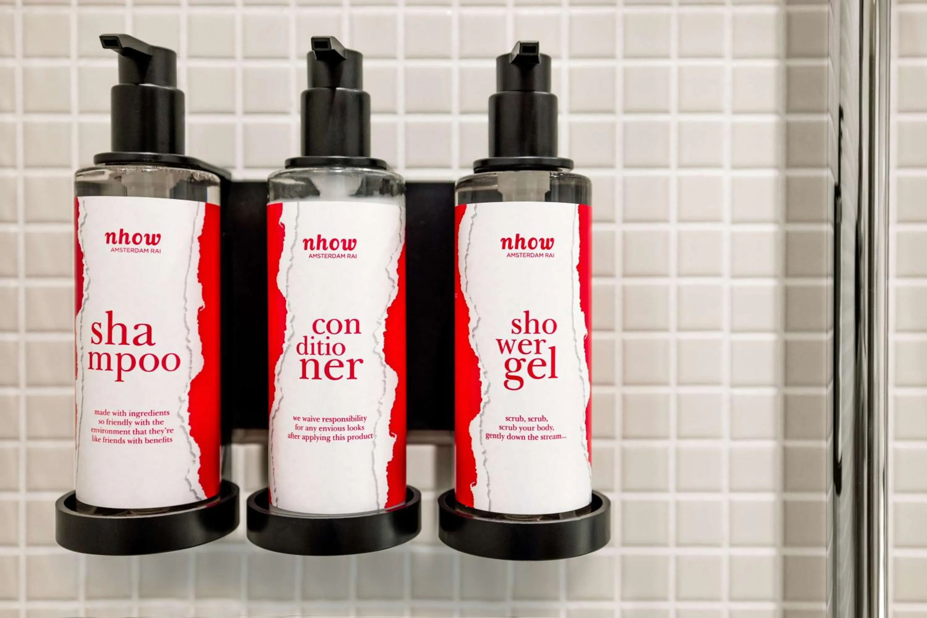 Bathroom in nhow Amsterdam Rai