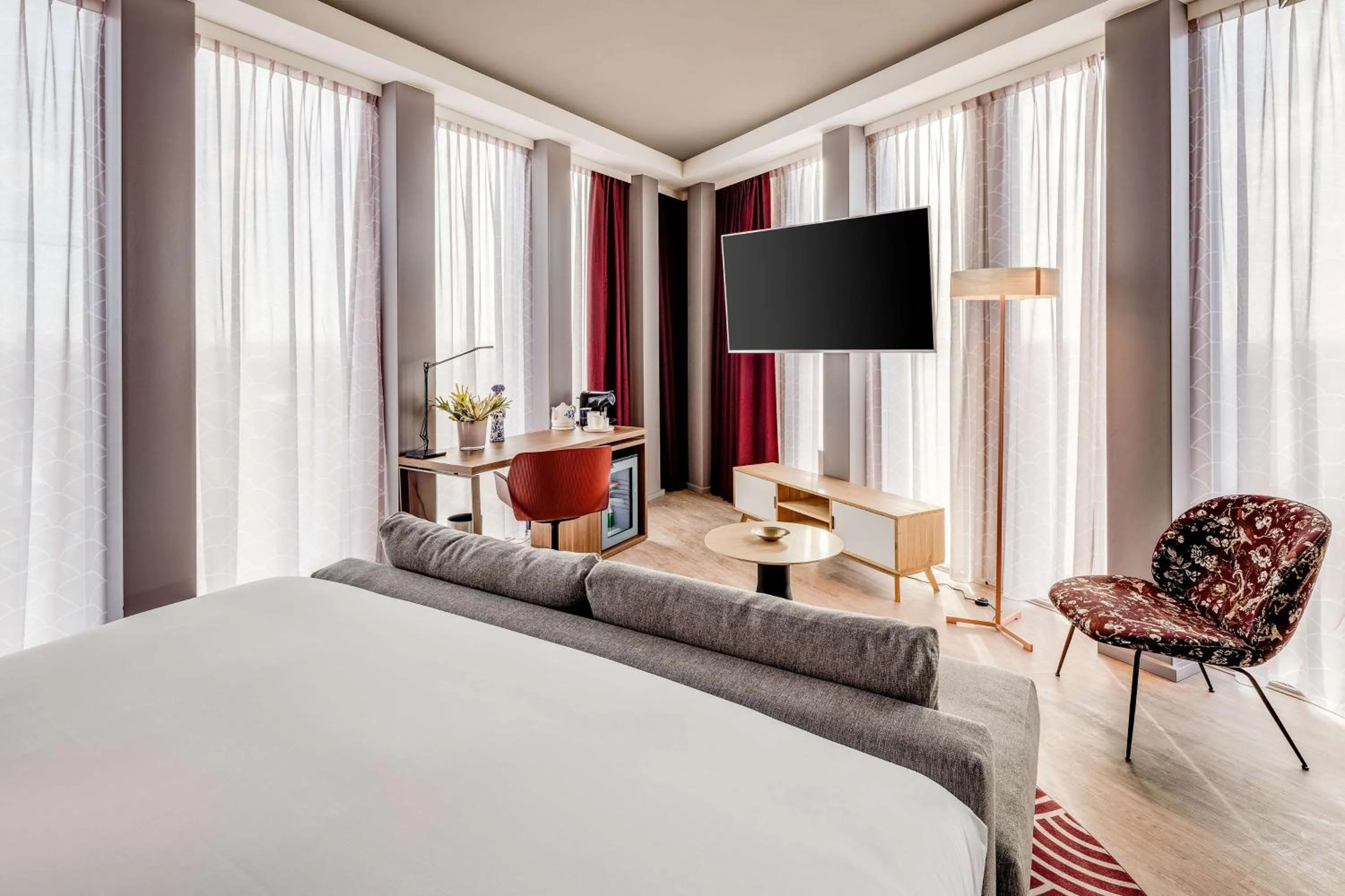 Bedroom, Bed in nhow Amsterdam Rai