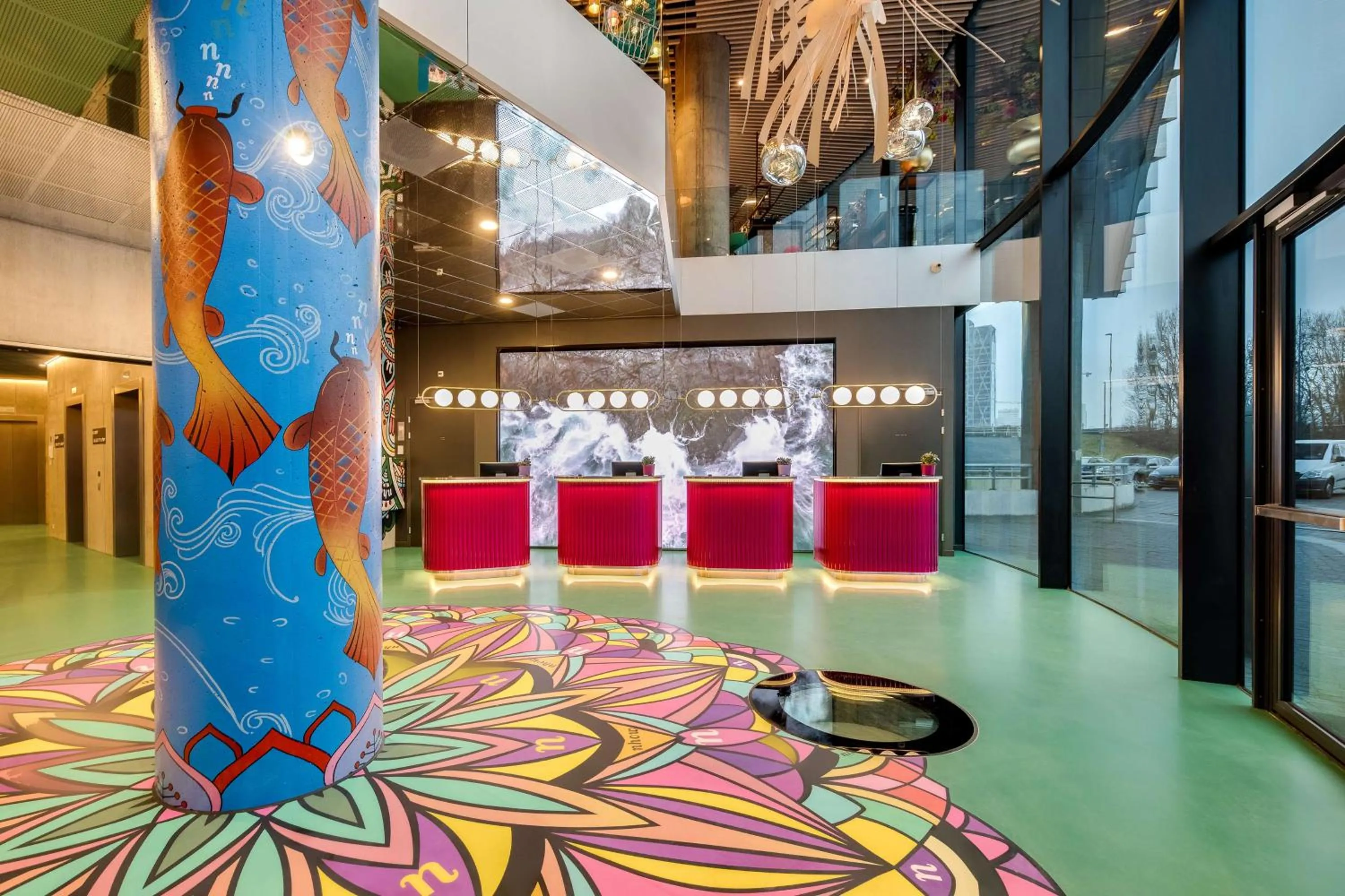 Lobby or reception in nhow Amsterdam Rai