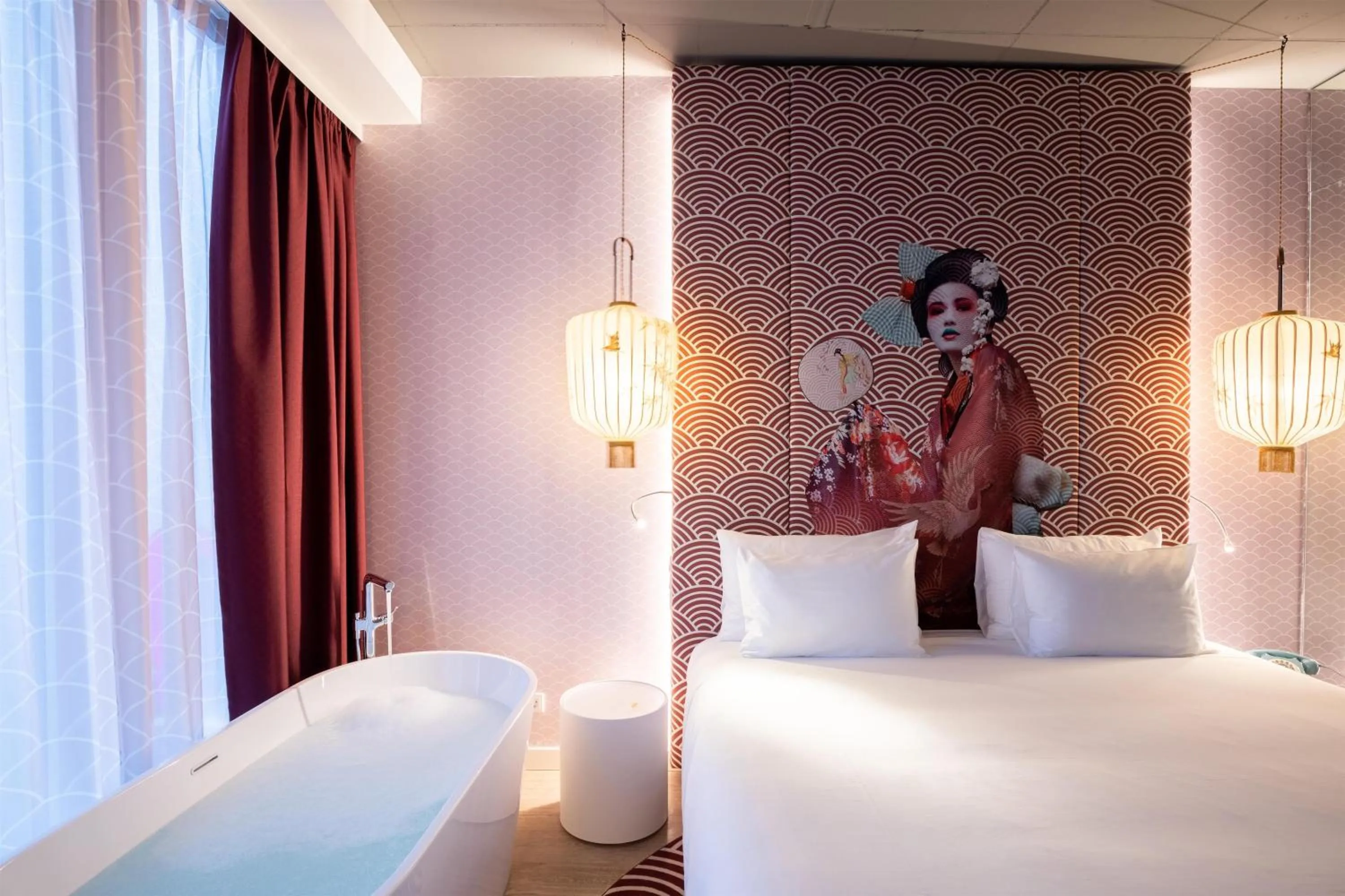 Bedroom, Bed in nhow Amsterdam Rai