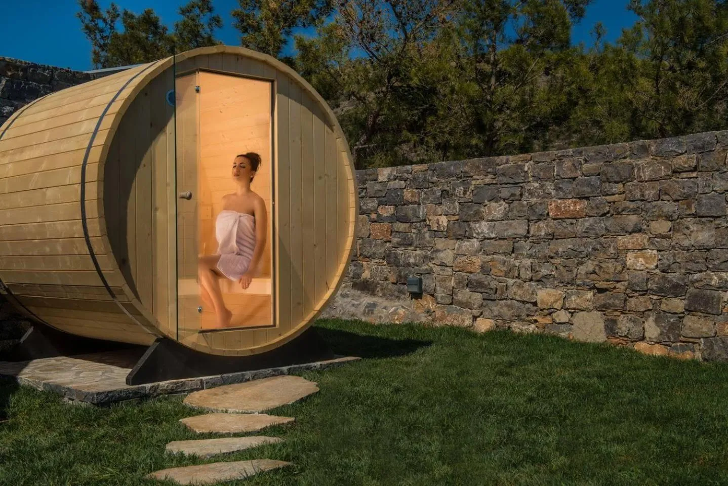 Sauna in Villa Bellelen