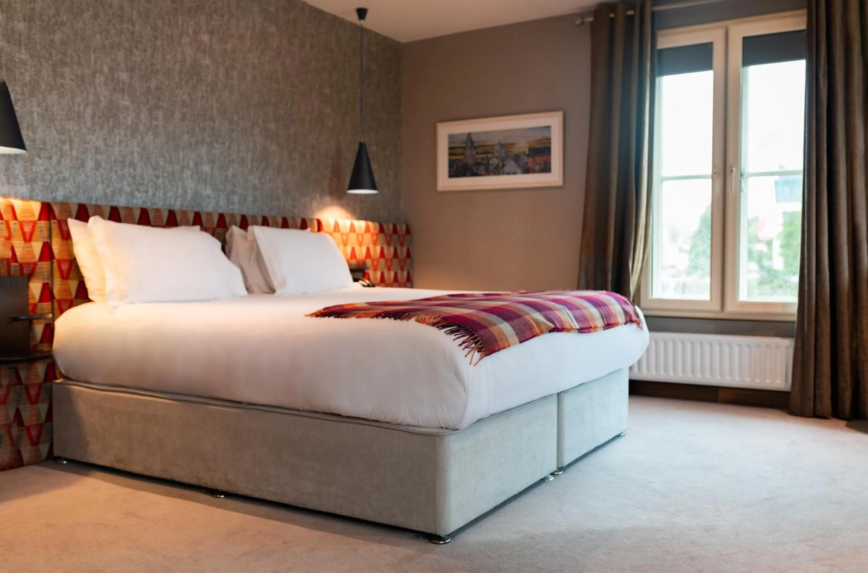 Bed in The Huntsman Inn