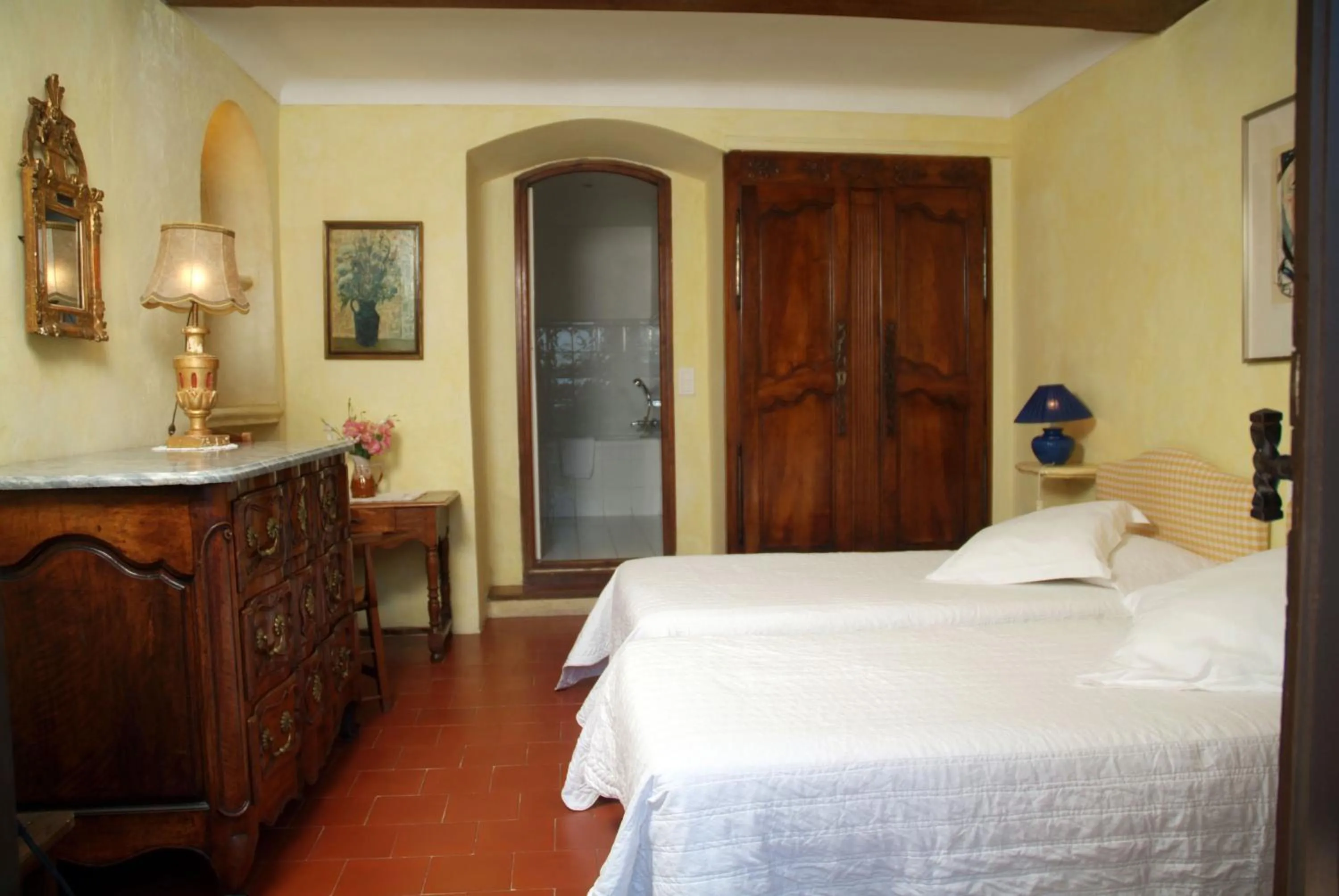 Bedroom, Bed in Les Orangers