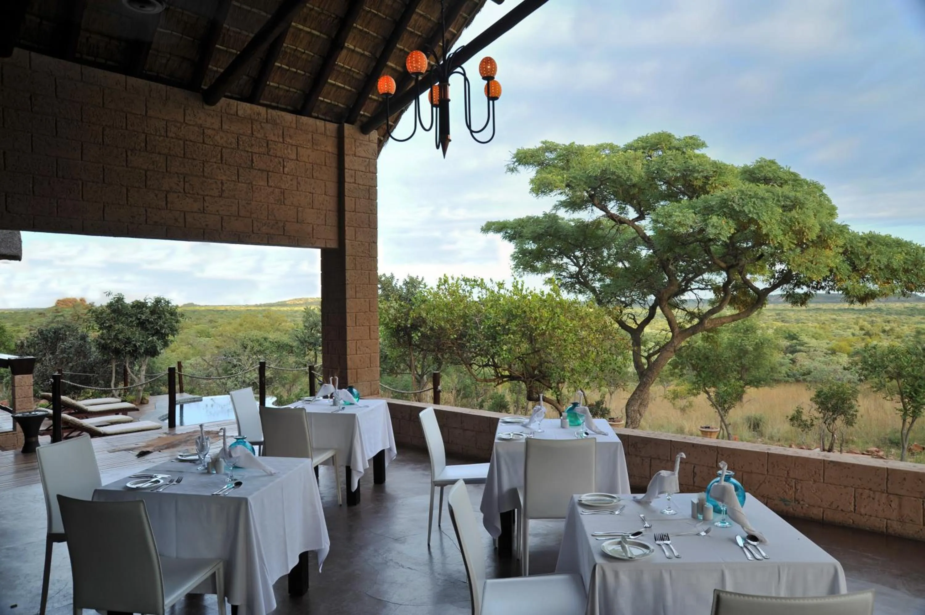 Restaurant/places to eat in Zwahili Private Game Lodge & Spa