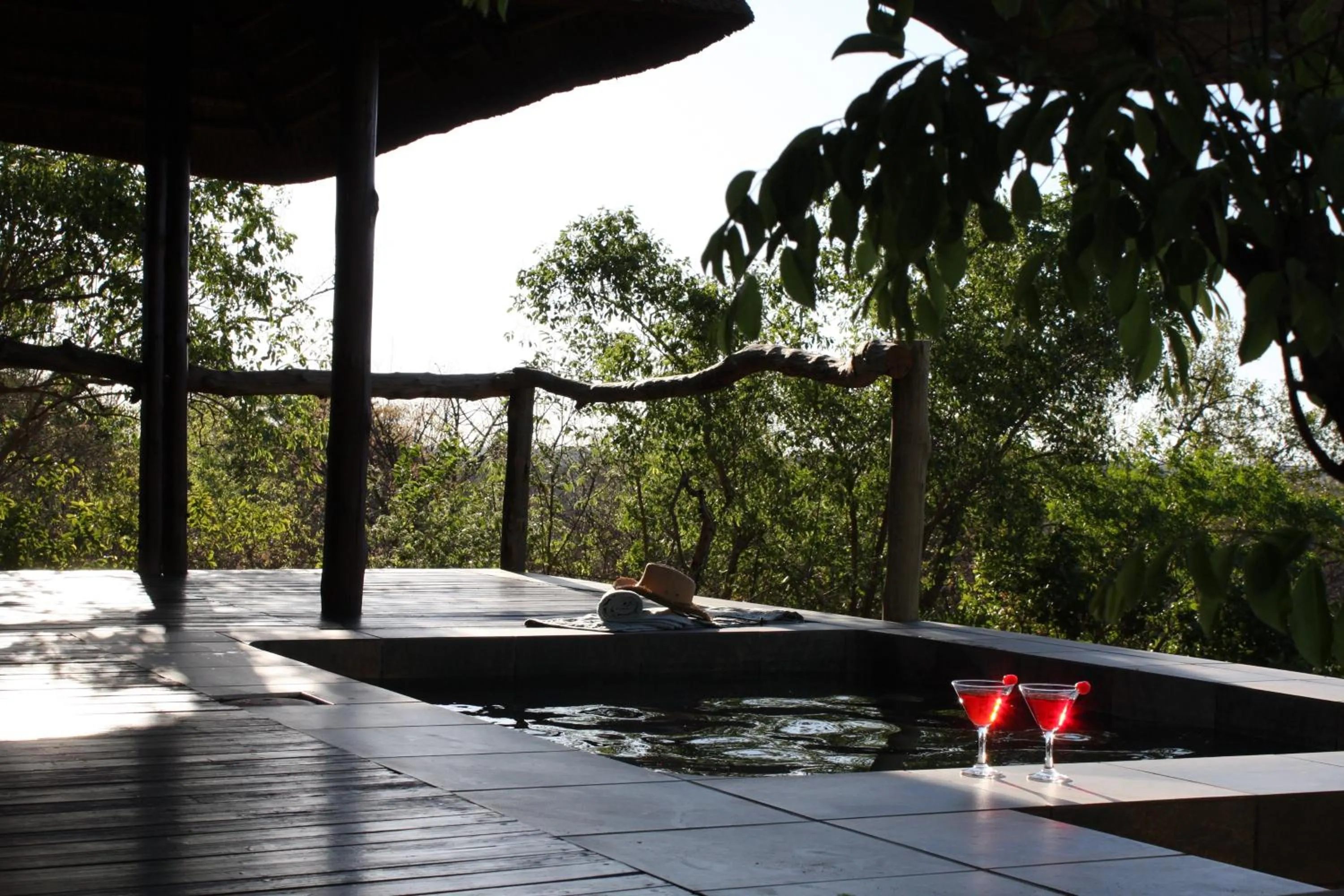 Balcony/Terrace in Zwahili Private Game Lodge & Spa
