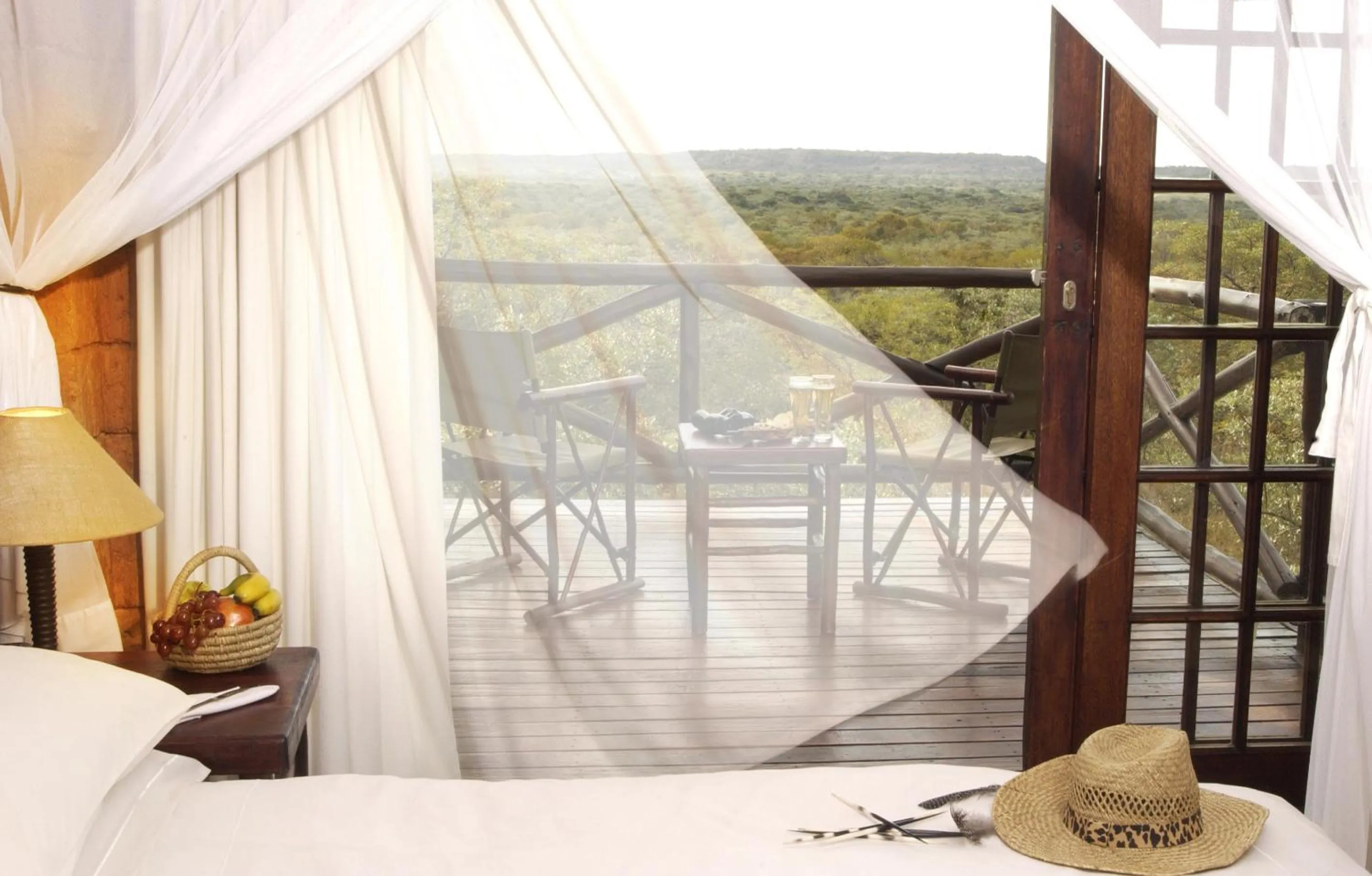 View (from property/room), Bed in Zwahili Private Game Lodge & Spa