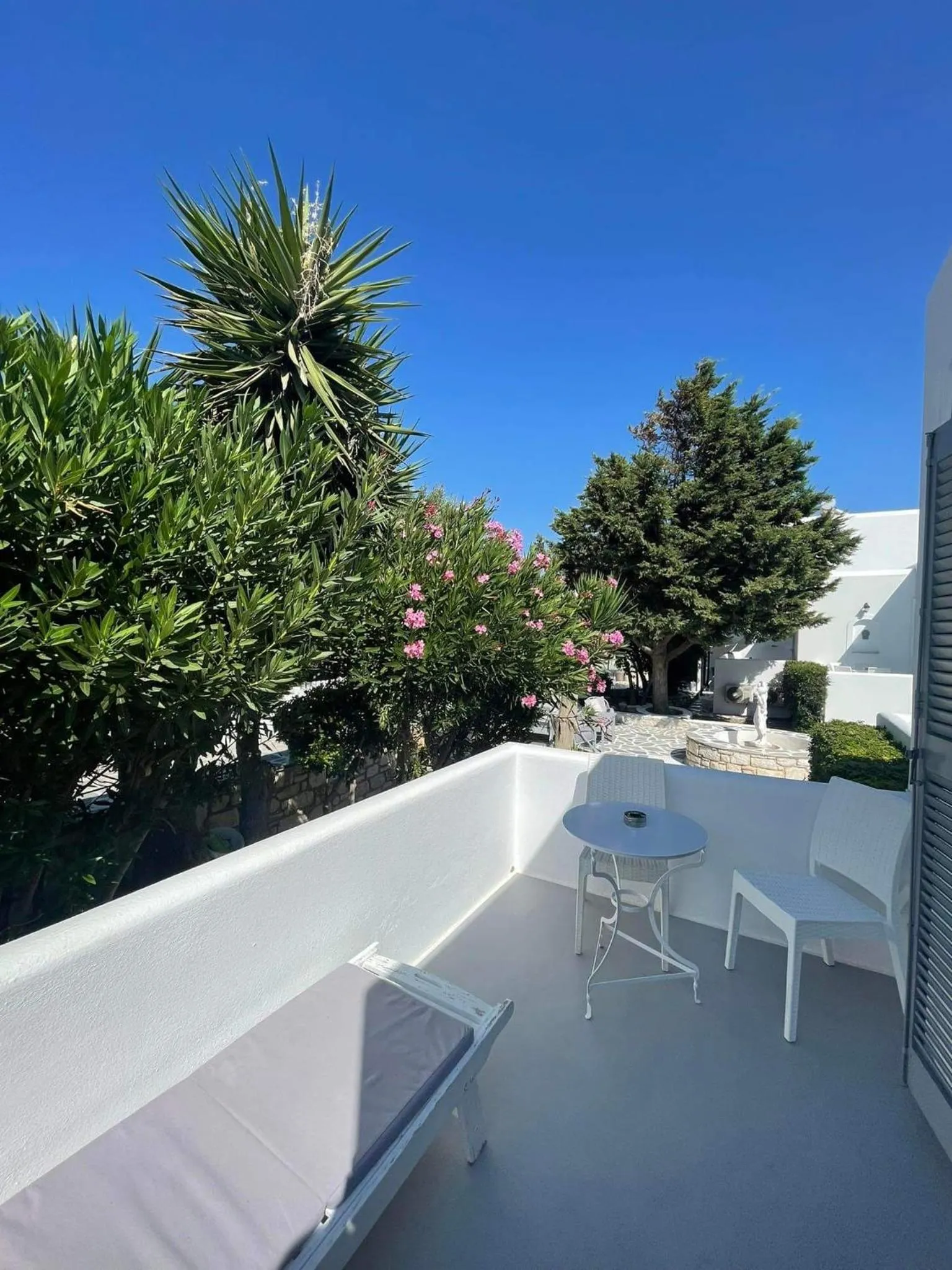 Garden view in Zoumis Residence