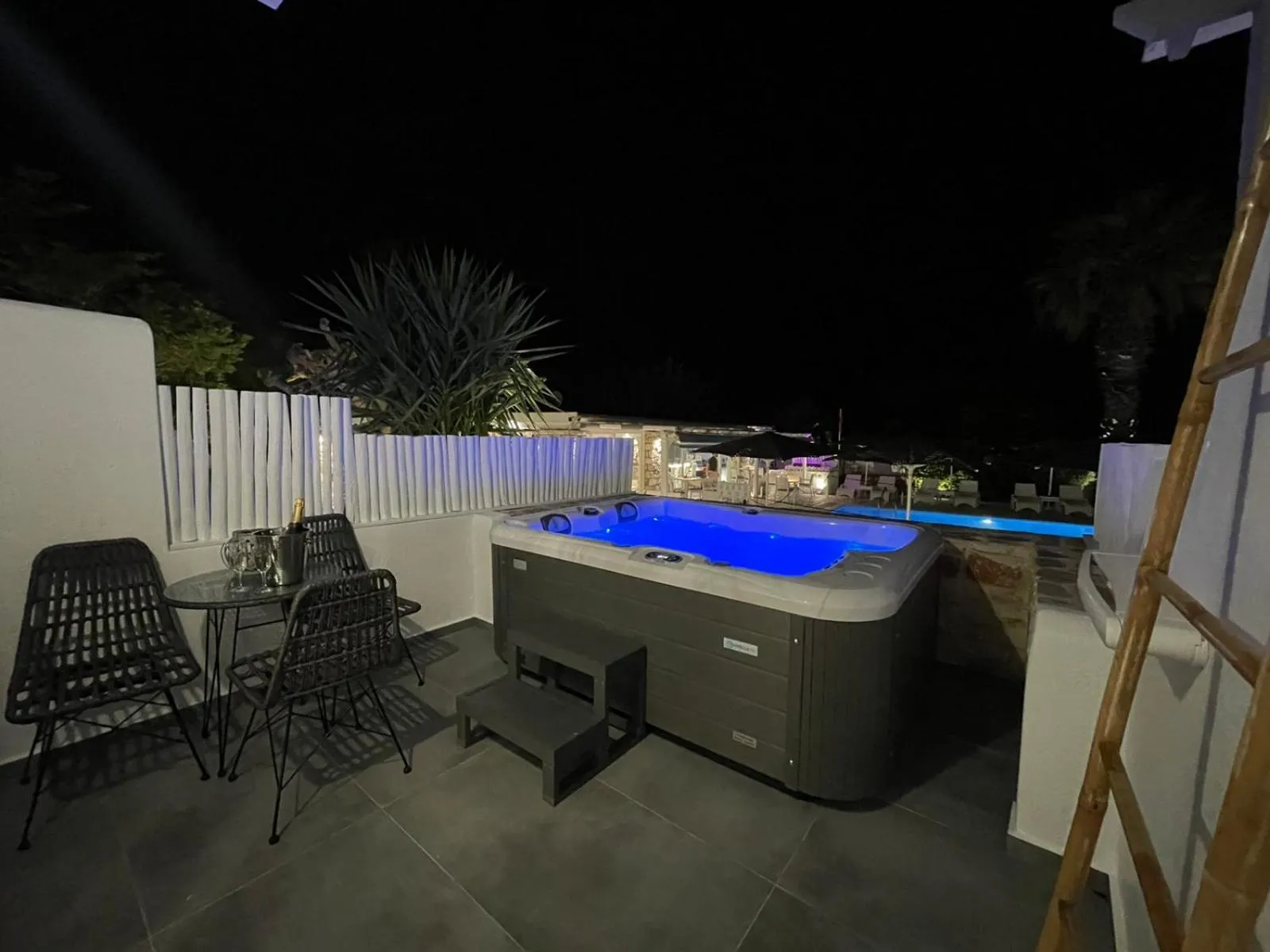 Hot Tub in Zoumis Residence