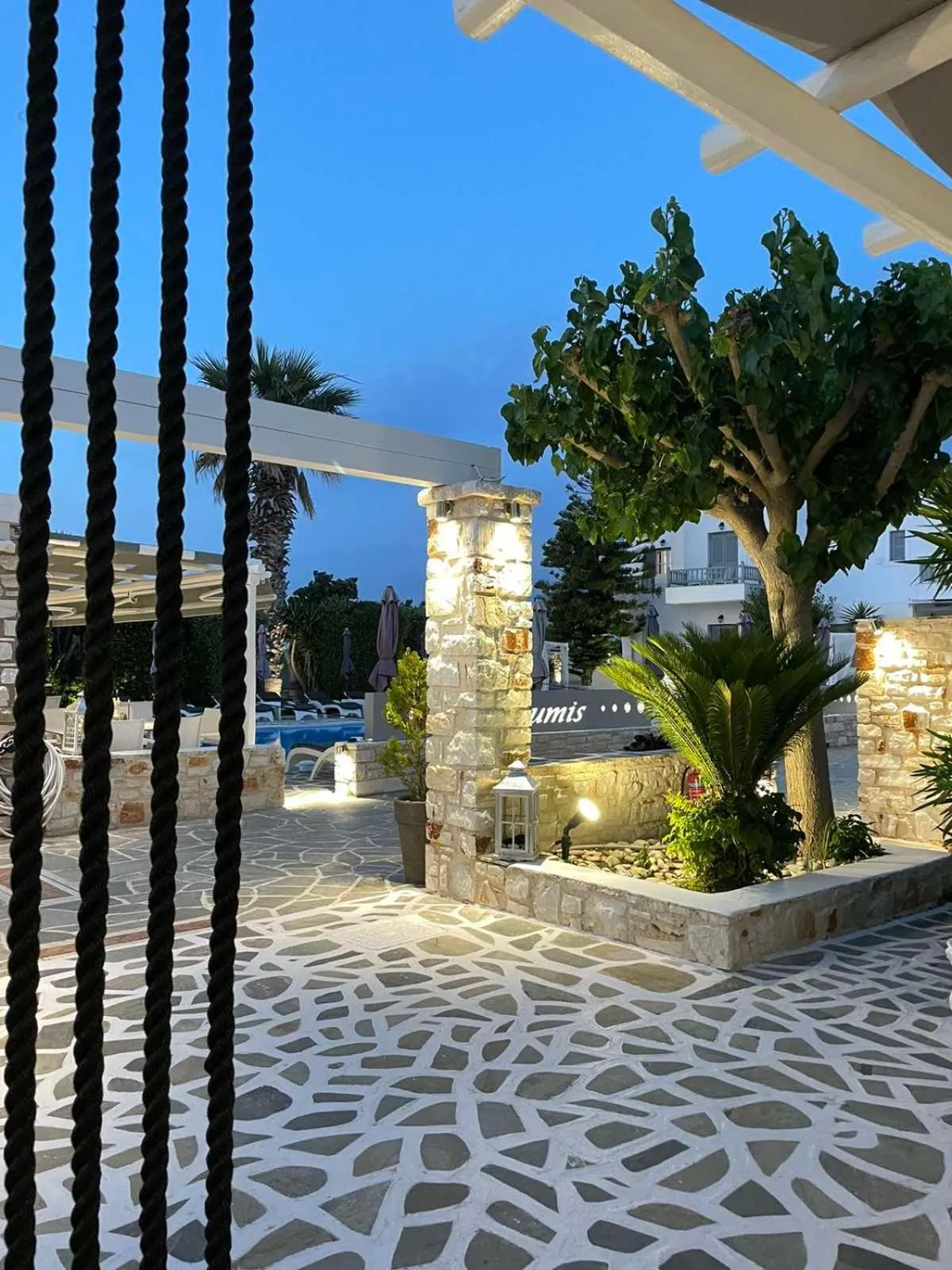 On site in Zoumis Residence