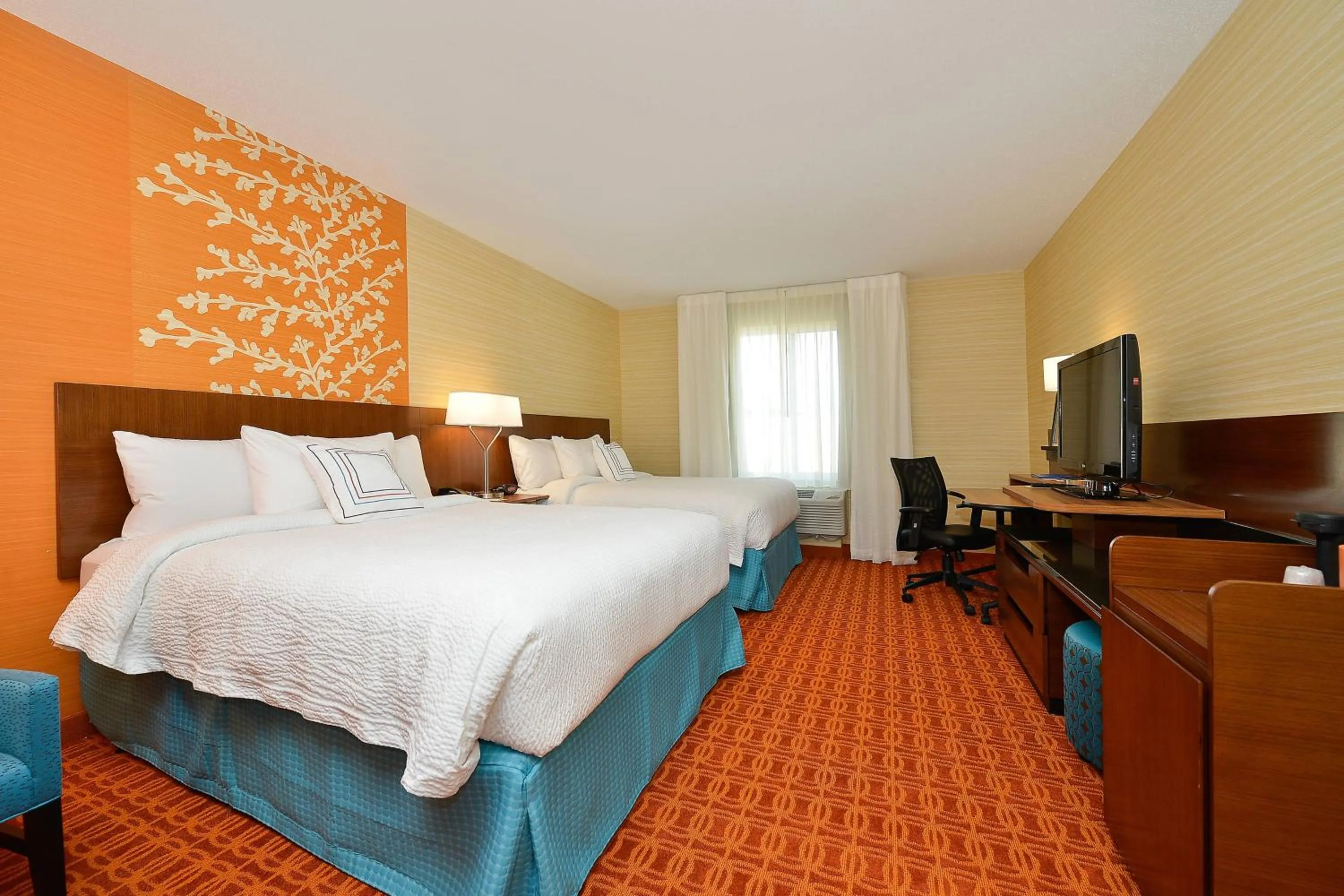 Bedroom, Bed in Fairfield Inn & Suites by Marriott Elmira Corning