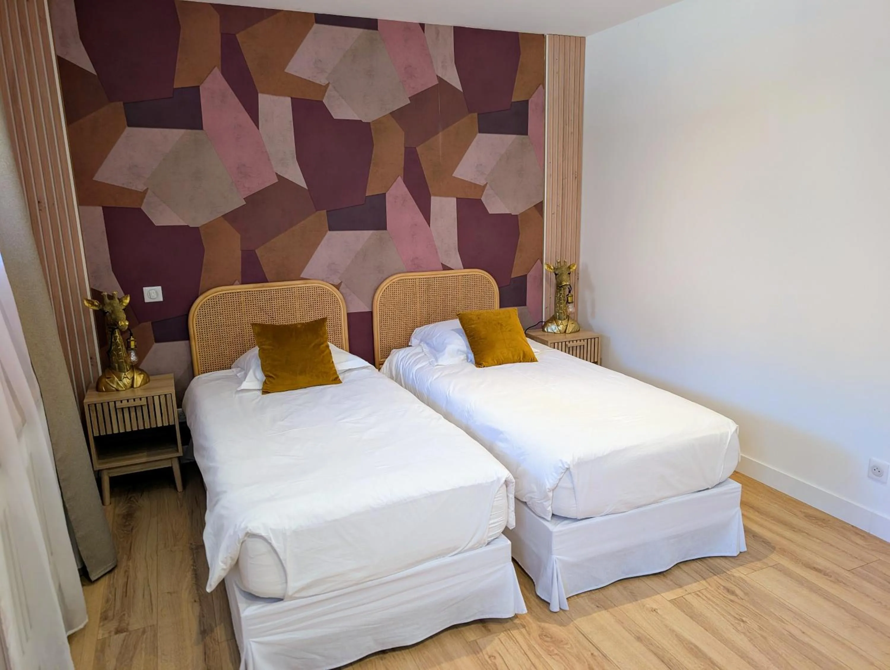 Bed in Le Relais du Beffroi & SPA