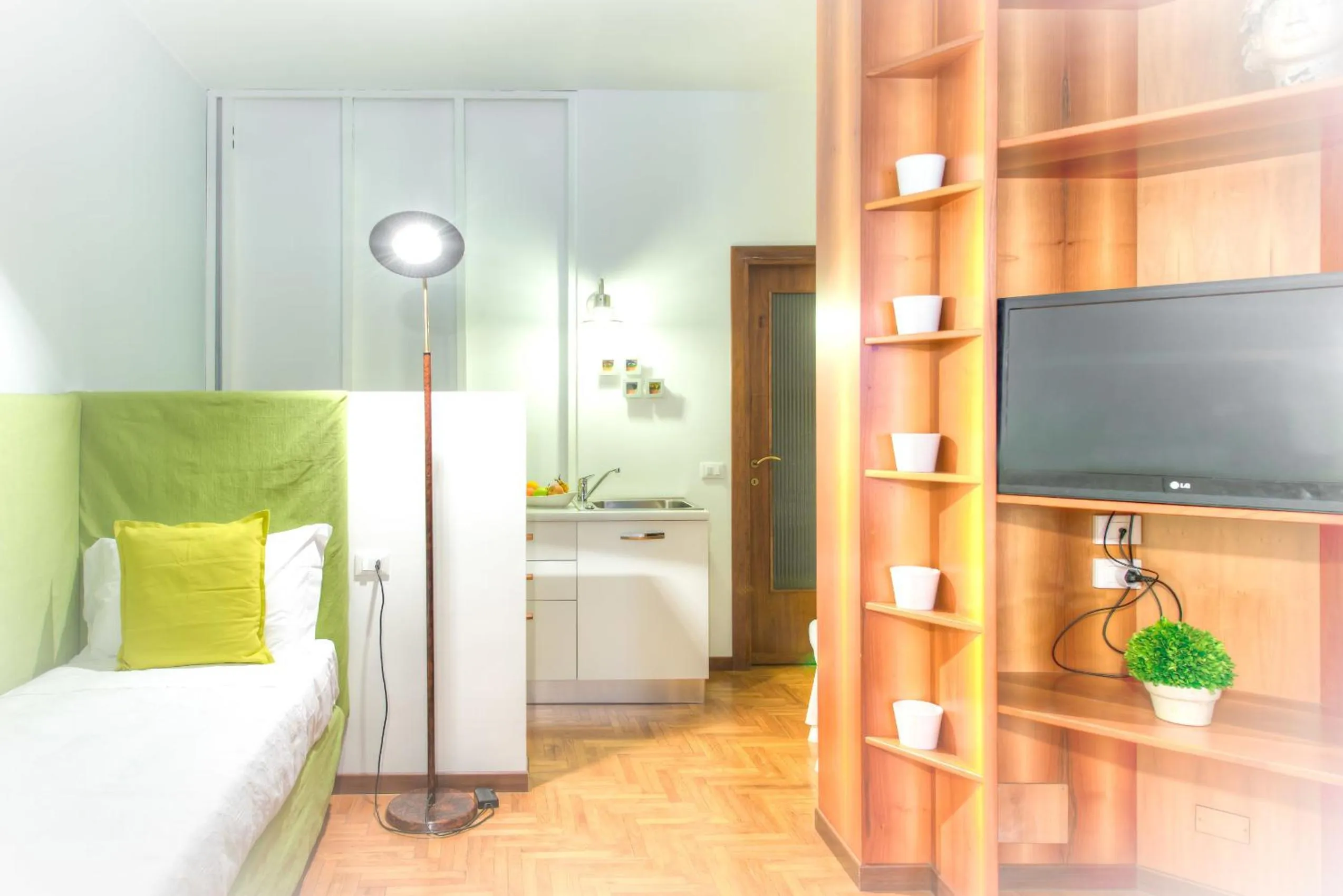 Living room, Bed in B&B San Benedetto