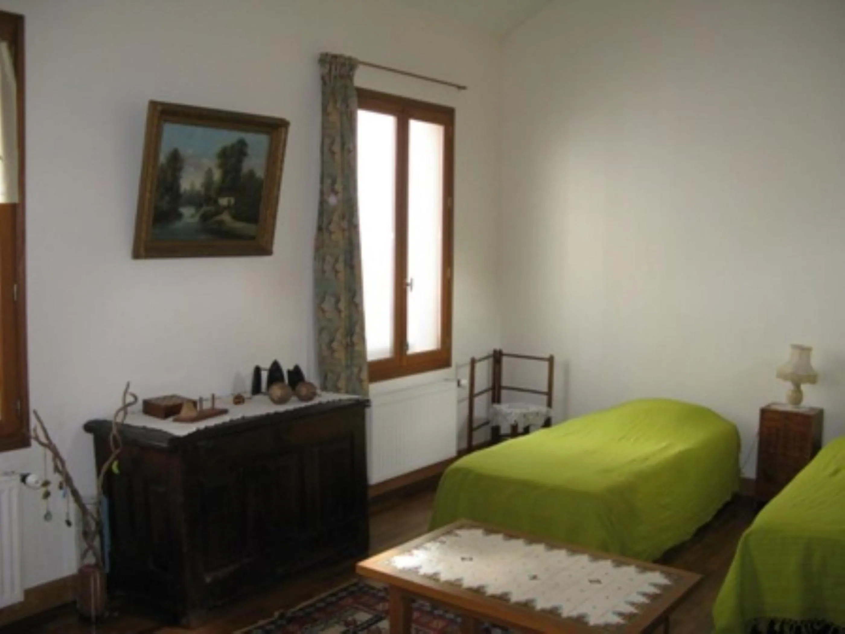 Bed in Chambres d'hôtes Haut de Belleville