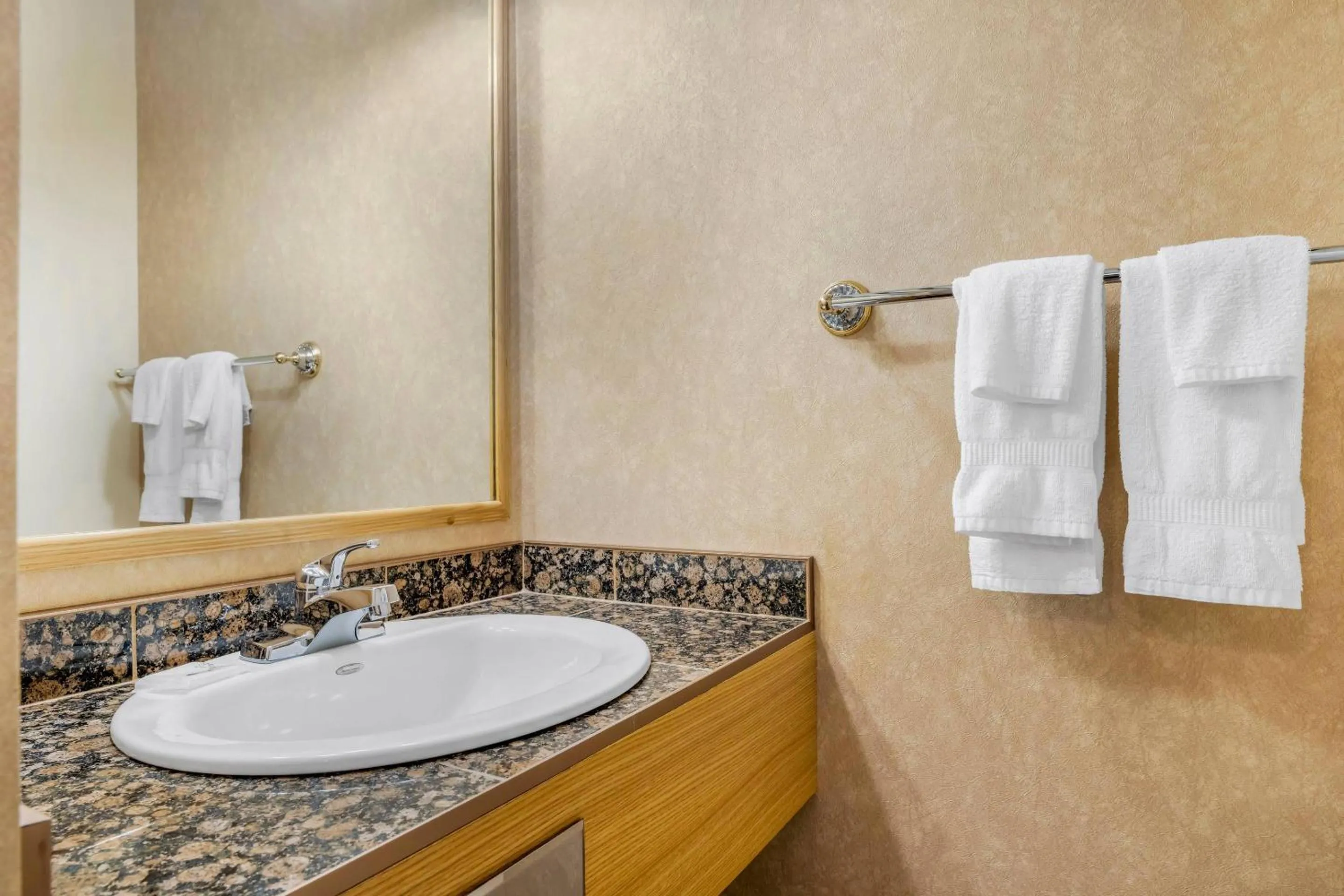 Bedroom in Rodeway Inn