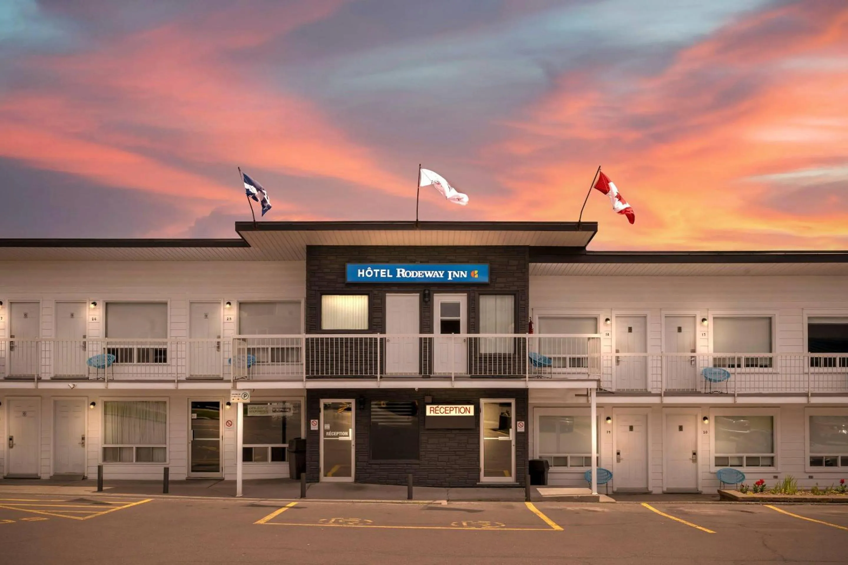 Property building in Rodeway Inn