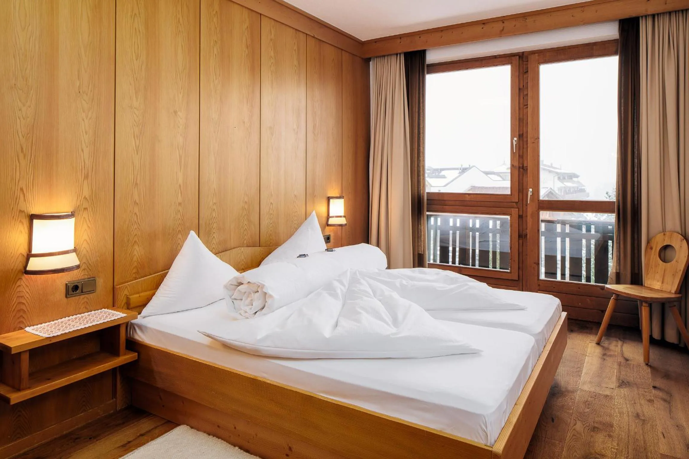 Bedroom, Bed in Hotel Komperdell