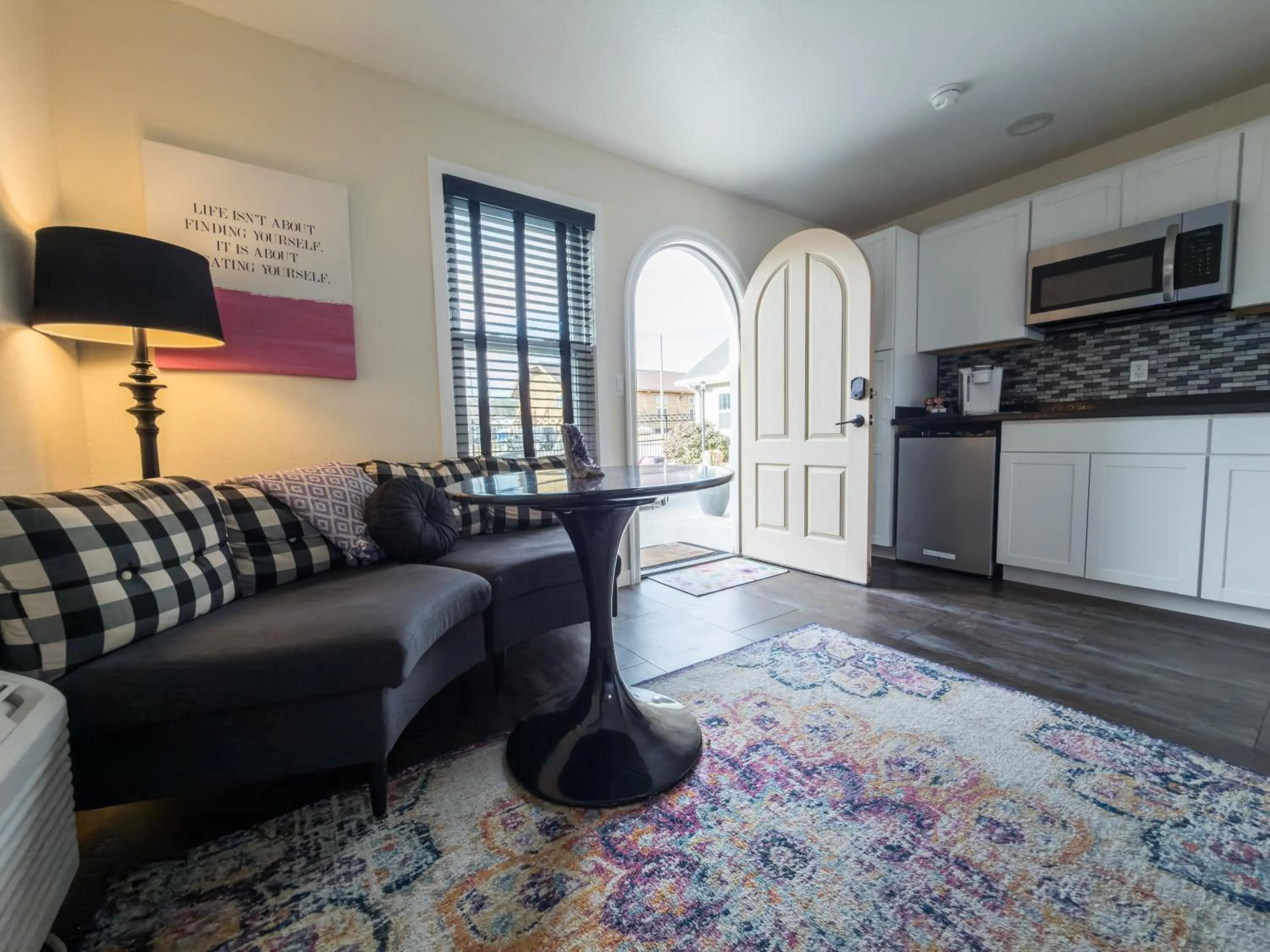 Kitchen or kitchenette in EO Bungalows, Black Hills