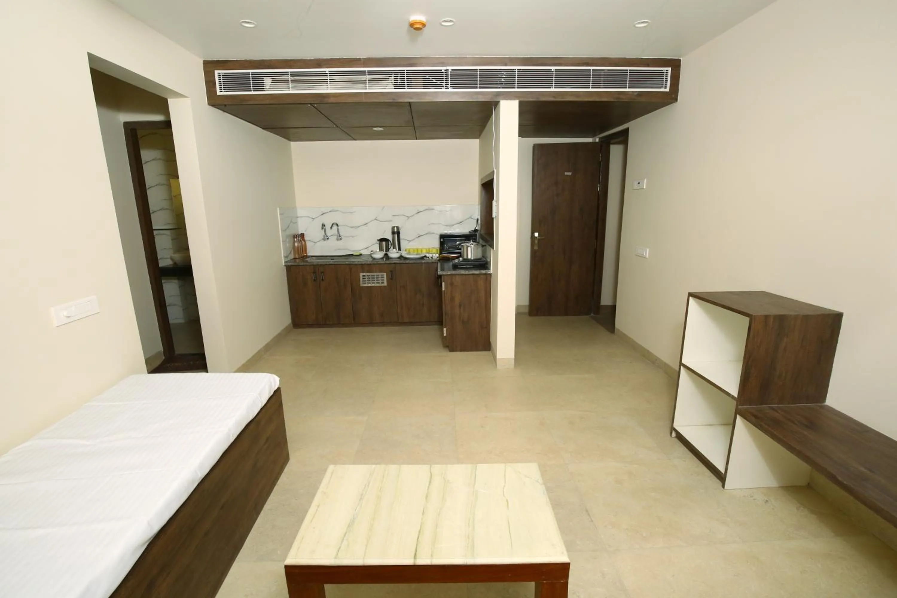 Living room, Bed in Hotel Manbhavan