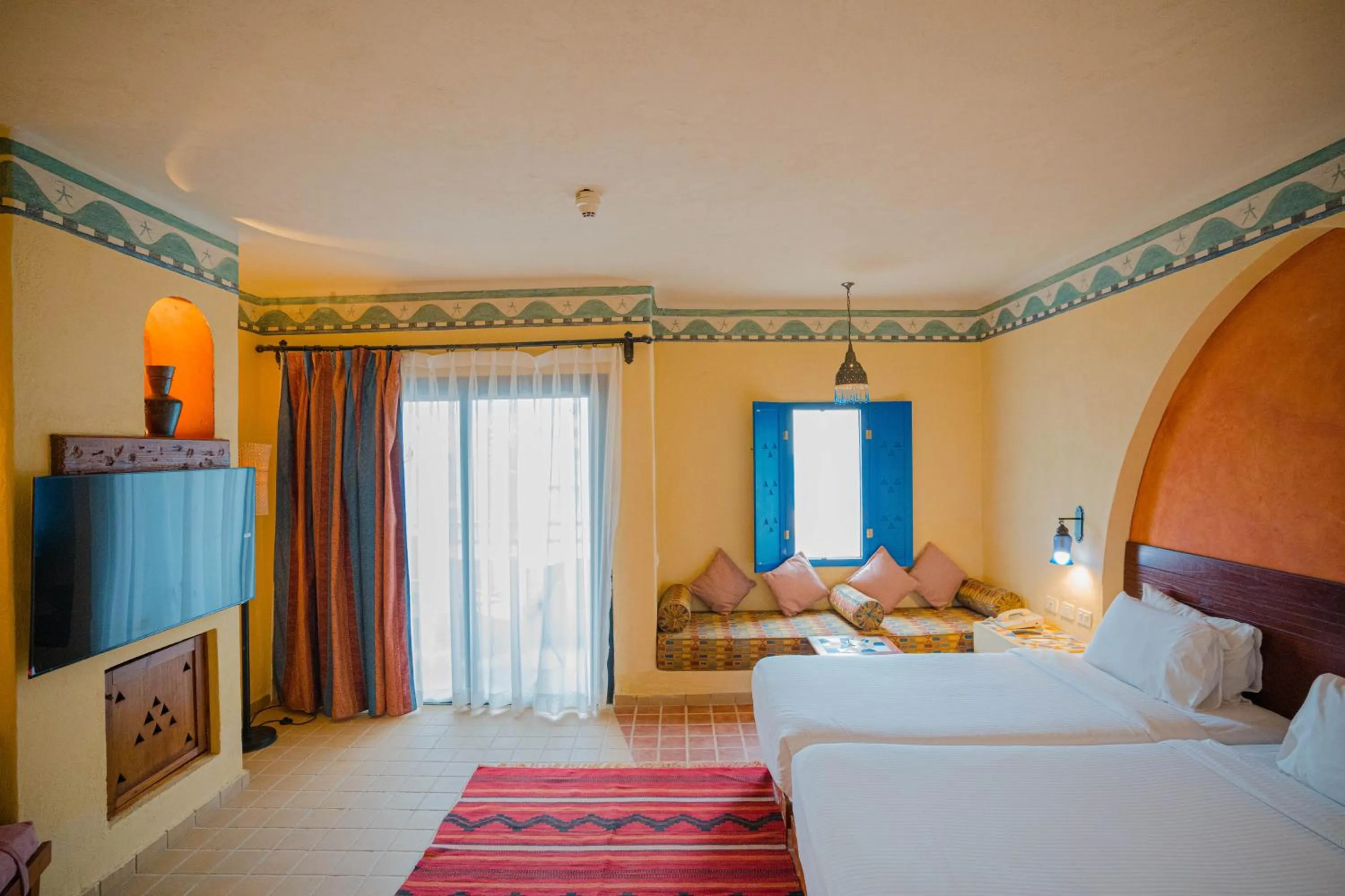 Photo of the whole room, Bed in Marina Lodge at Port Ghalib