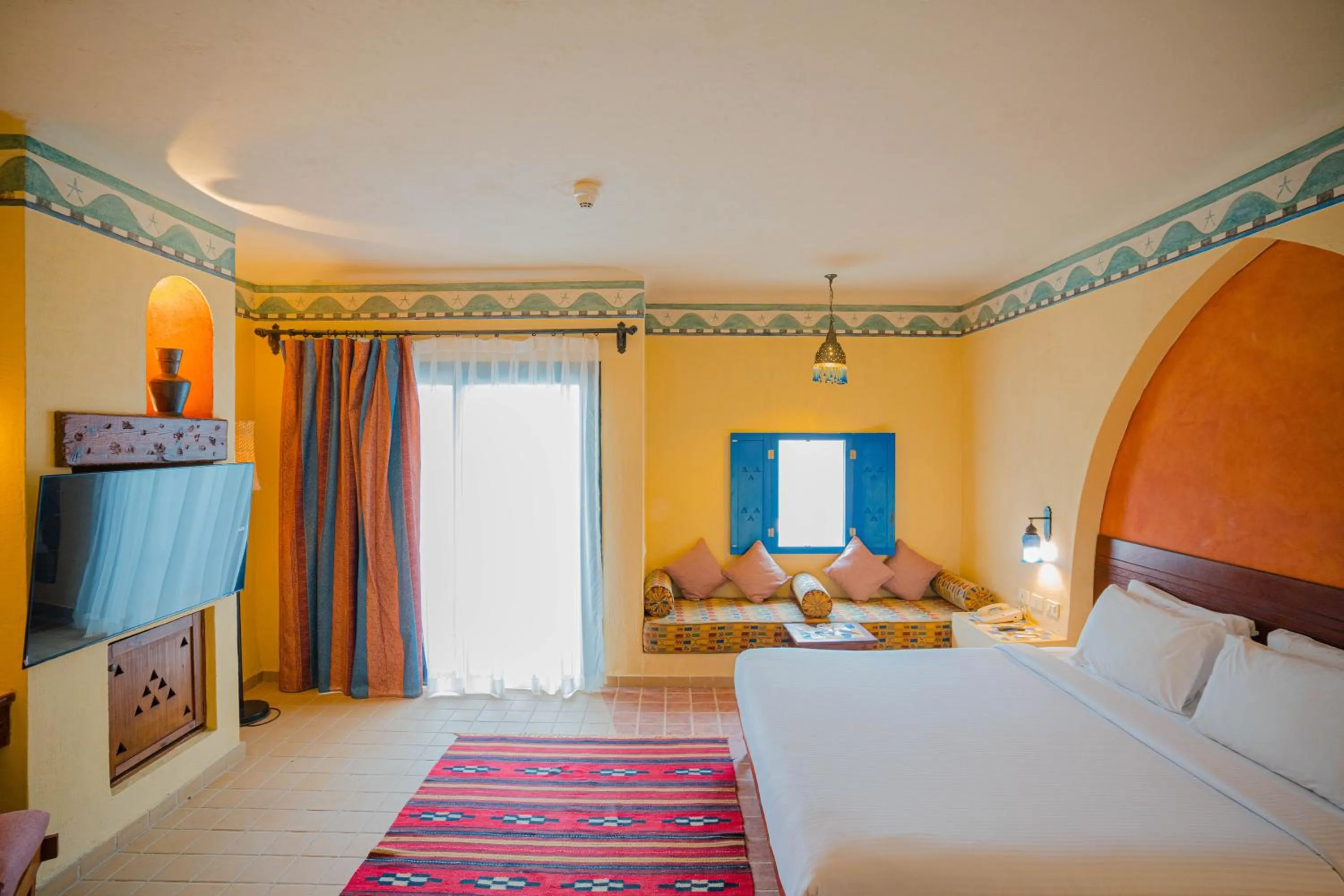 Photo of the whole room, Bed in Marina Lodge at Port Ghalib