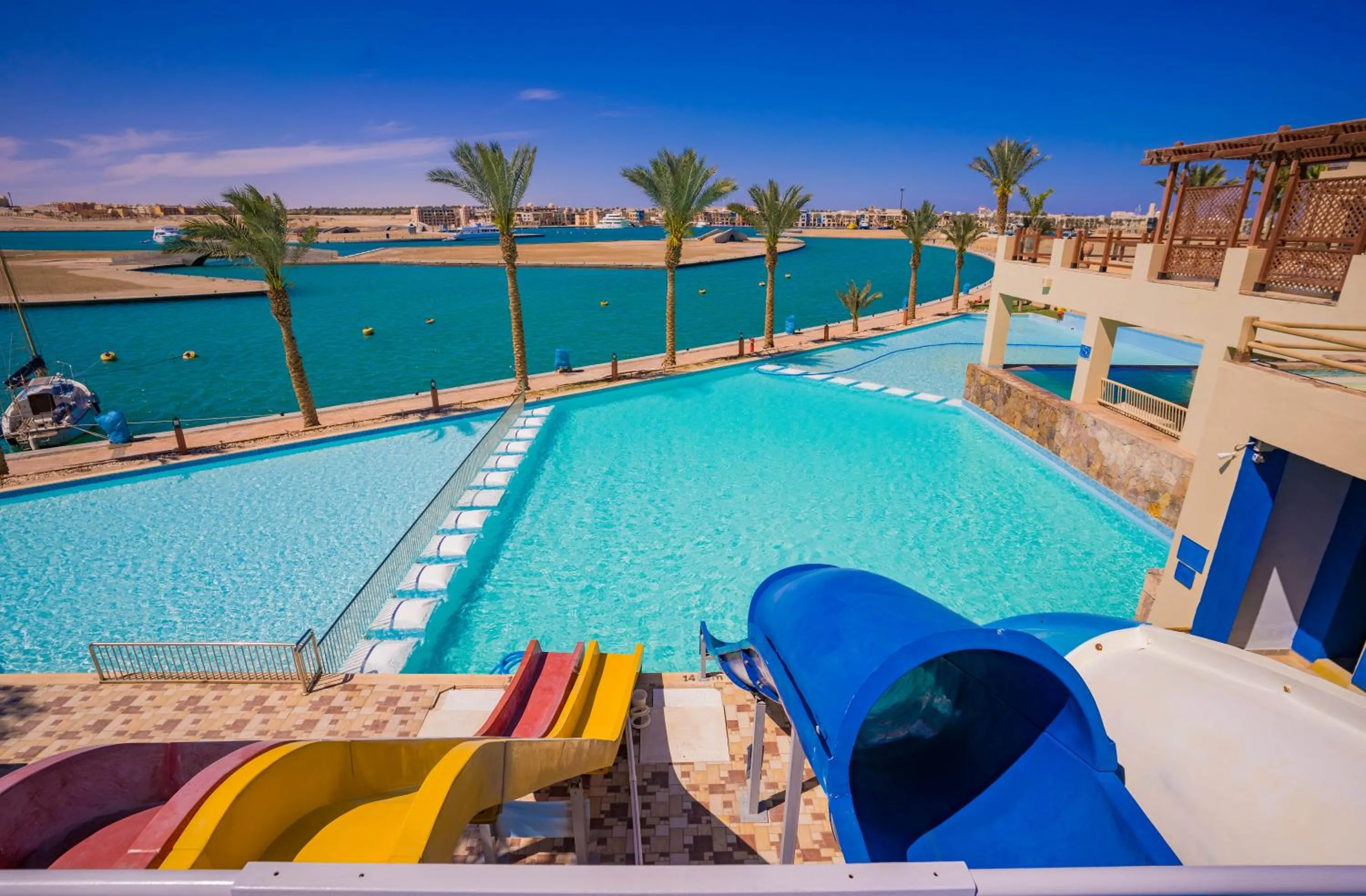 Aqua park in Marina Lodge at Port Ghalib