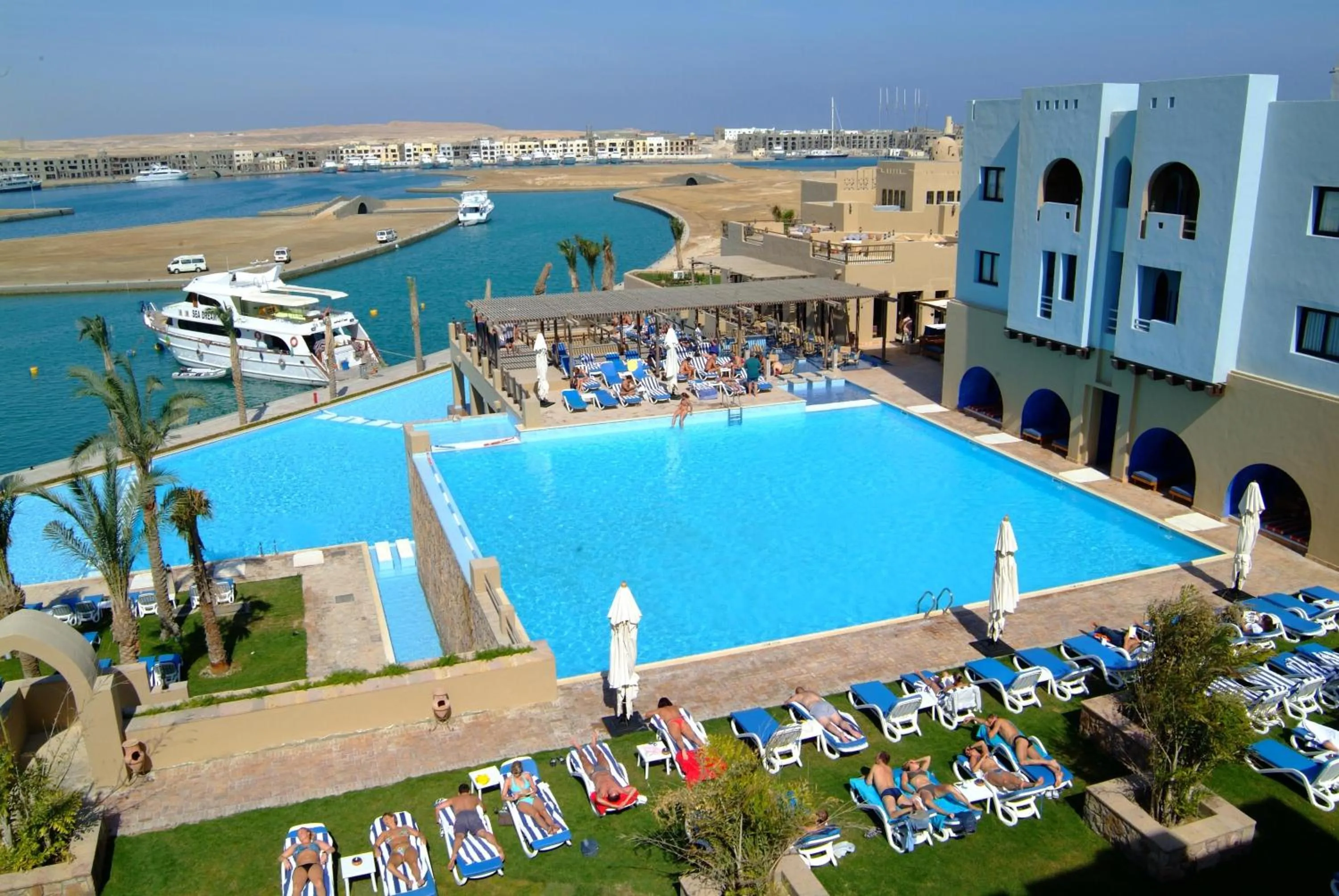 Bird's eye view in Marina Lodge at Port Ghalib