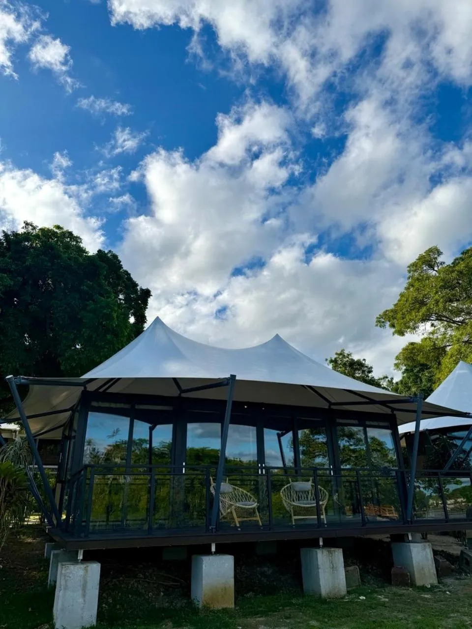Garden view in MG Cocomo Resort Vanuatu