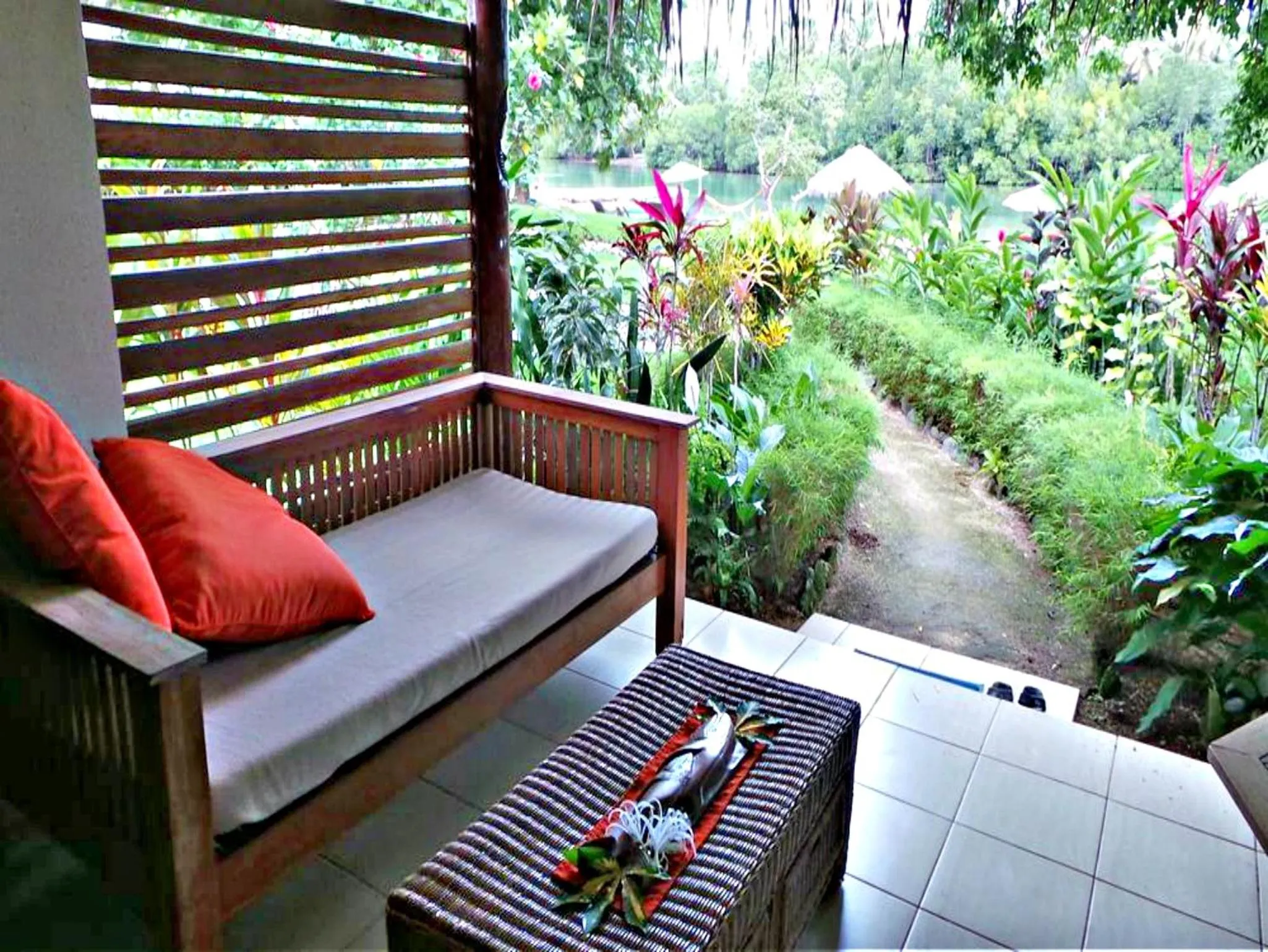Seating area in MG Cocomo Resort Vanuatu