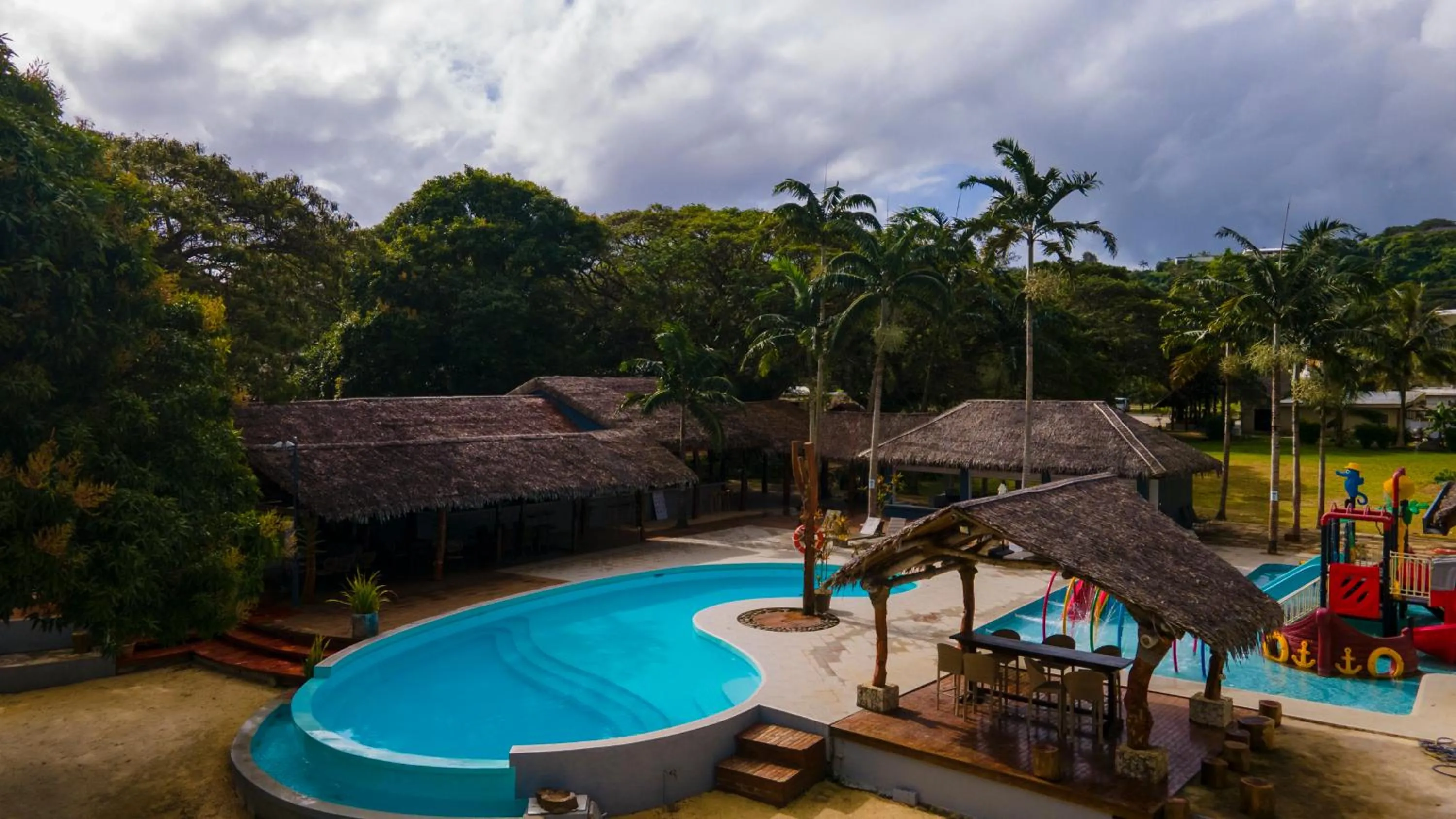 Pool view in MG Cocomo Resort Vanuatu