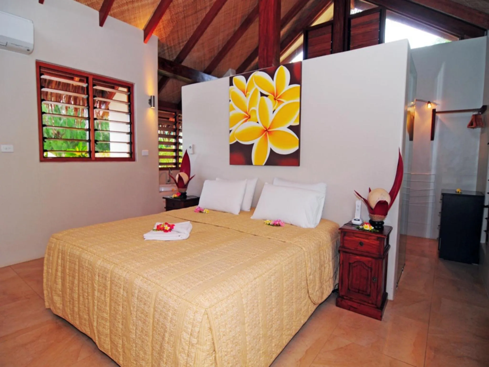 Bedroom, Bed in MG Cocomo Resort Vanuatu