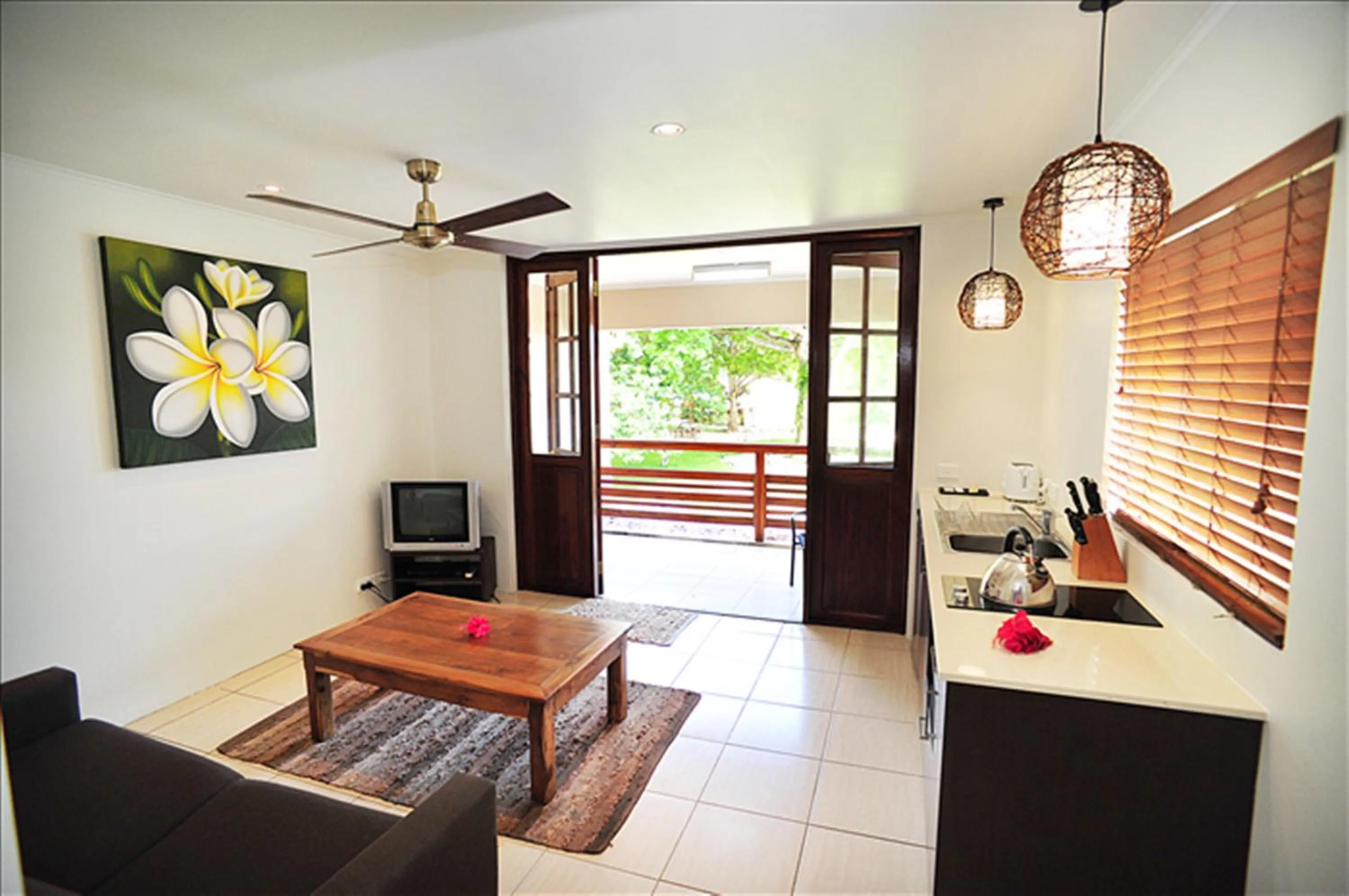 Living room in MG Cocomo Resort Vanuatu