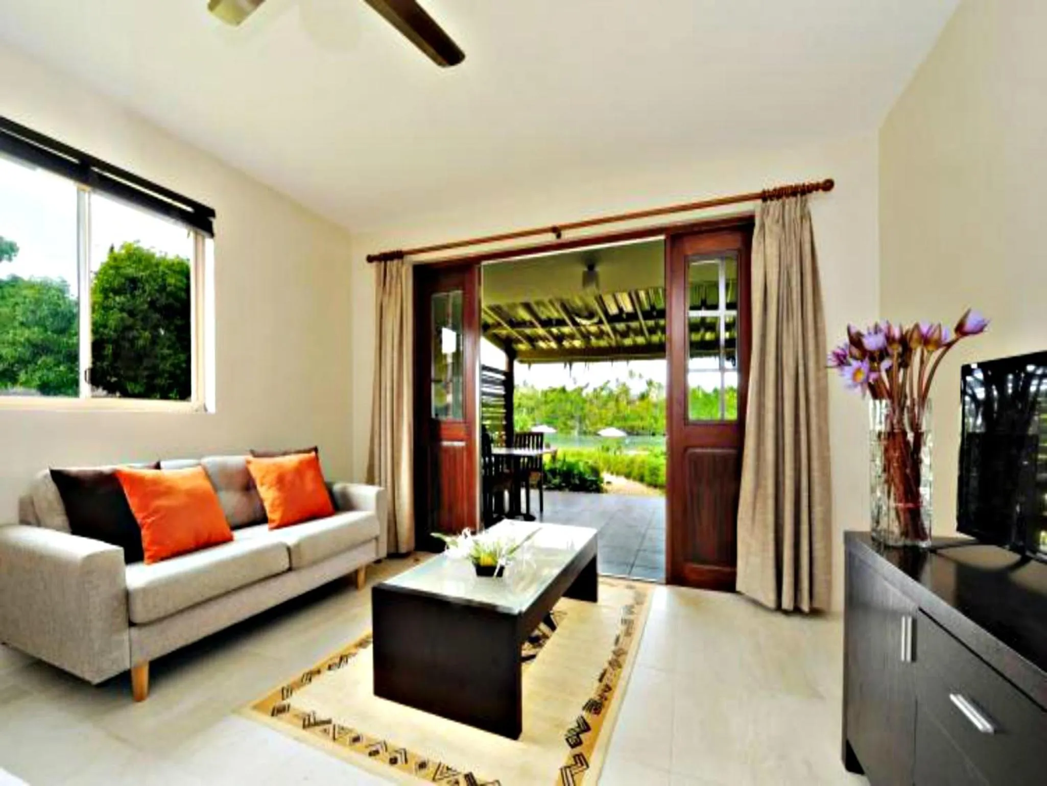 Living room in MG Cocomo Resort Vanuatu