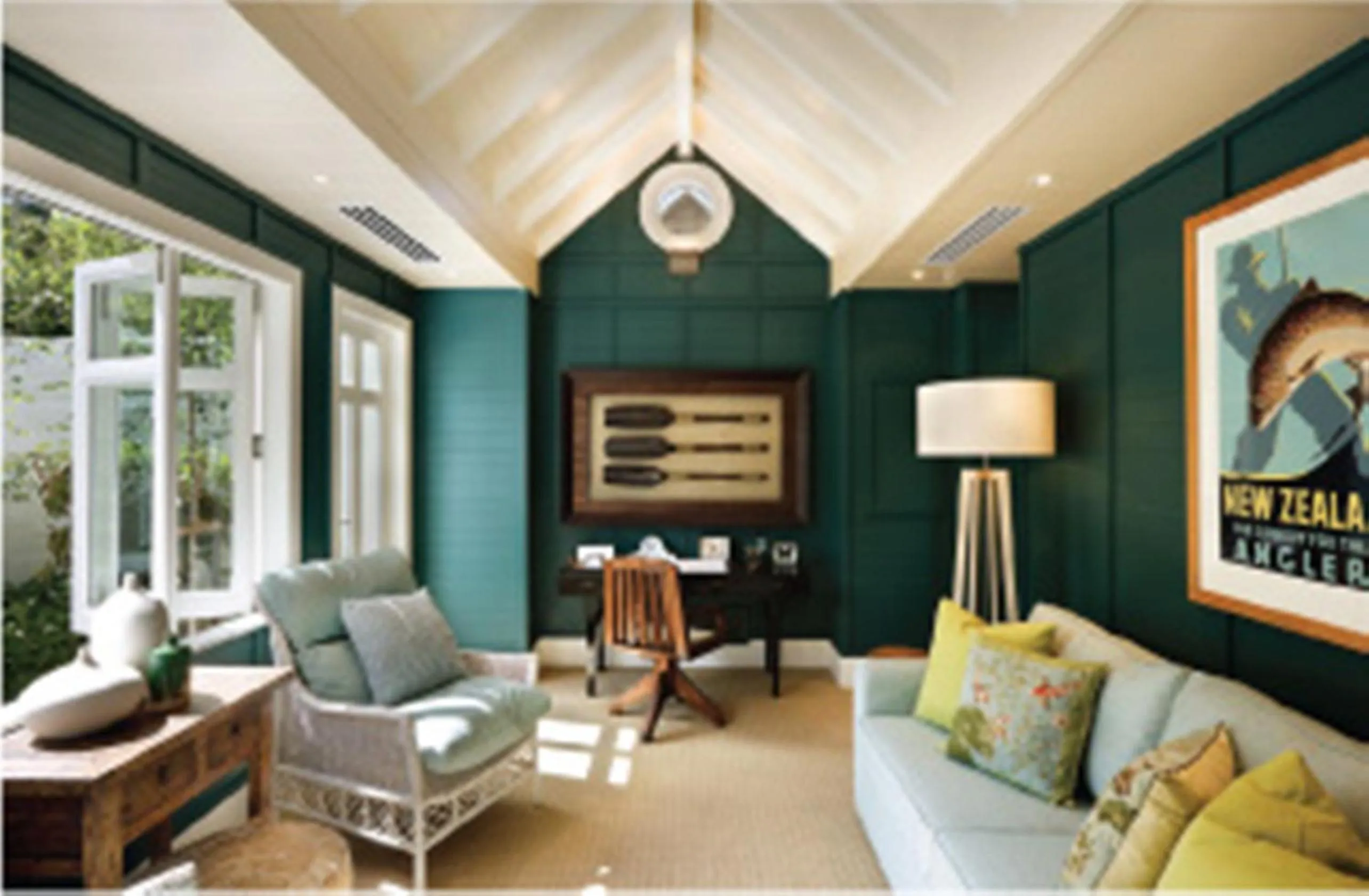 Living room in Huka Lodge