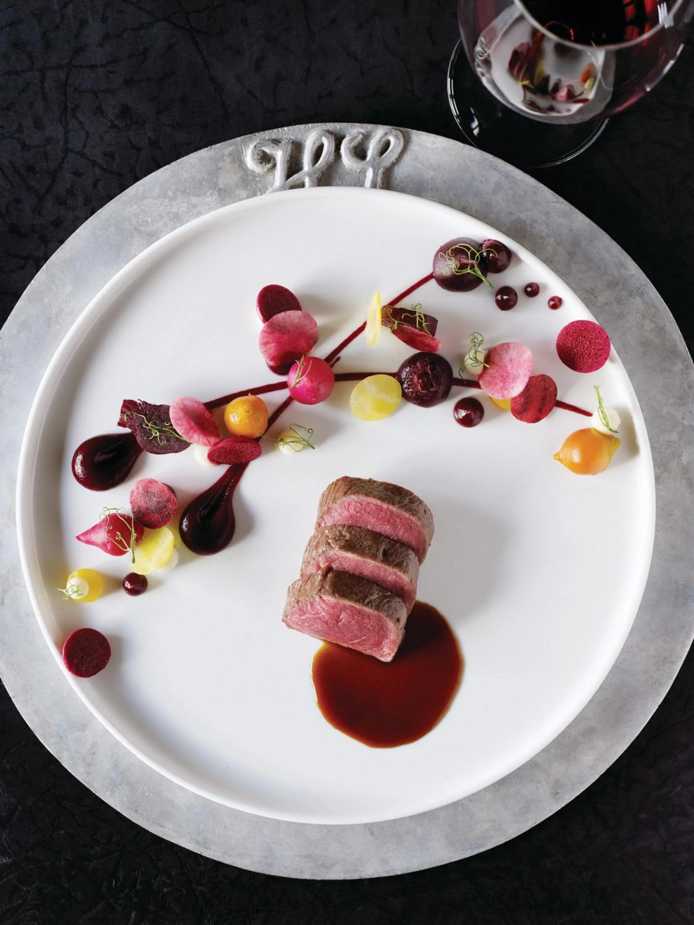 Food close-up in Huka Lodge