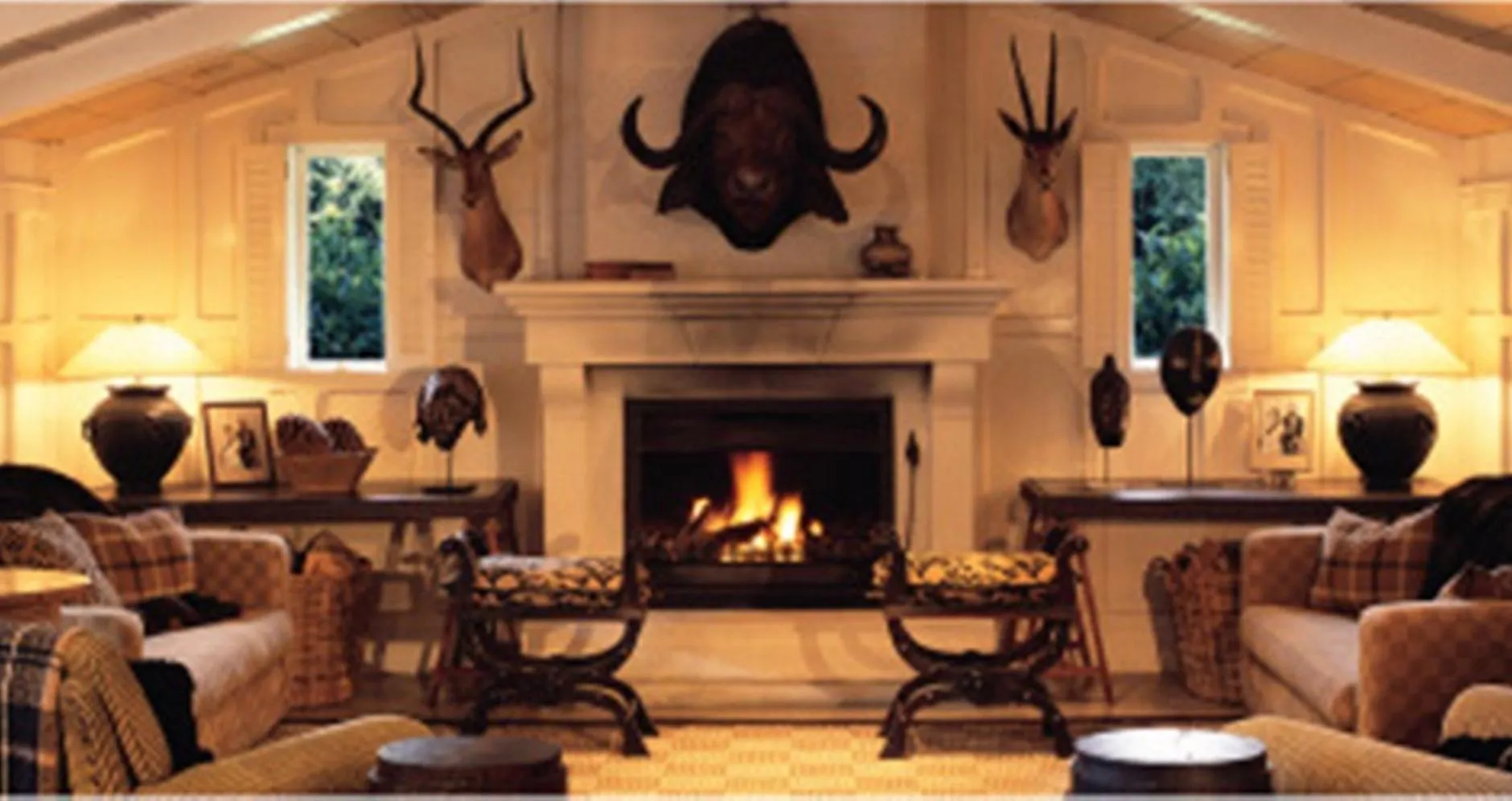 Decorative detail in Huka Lodge