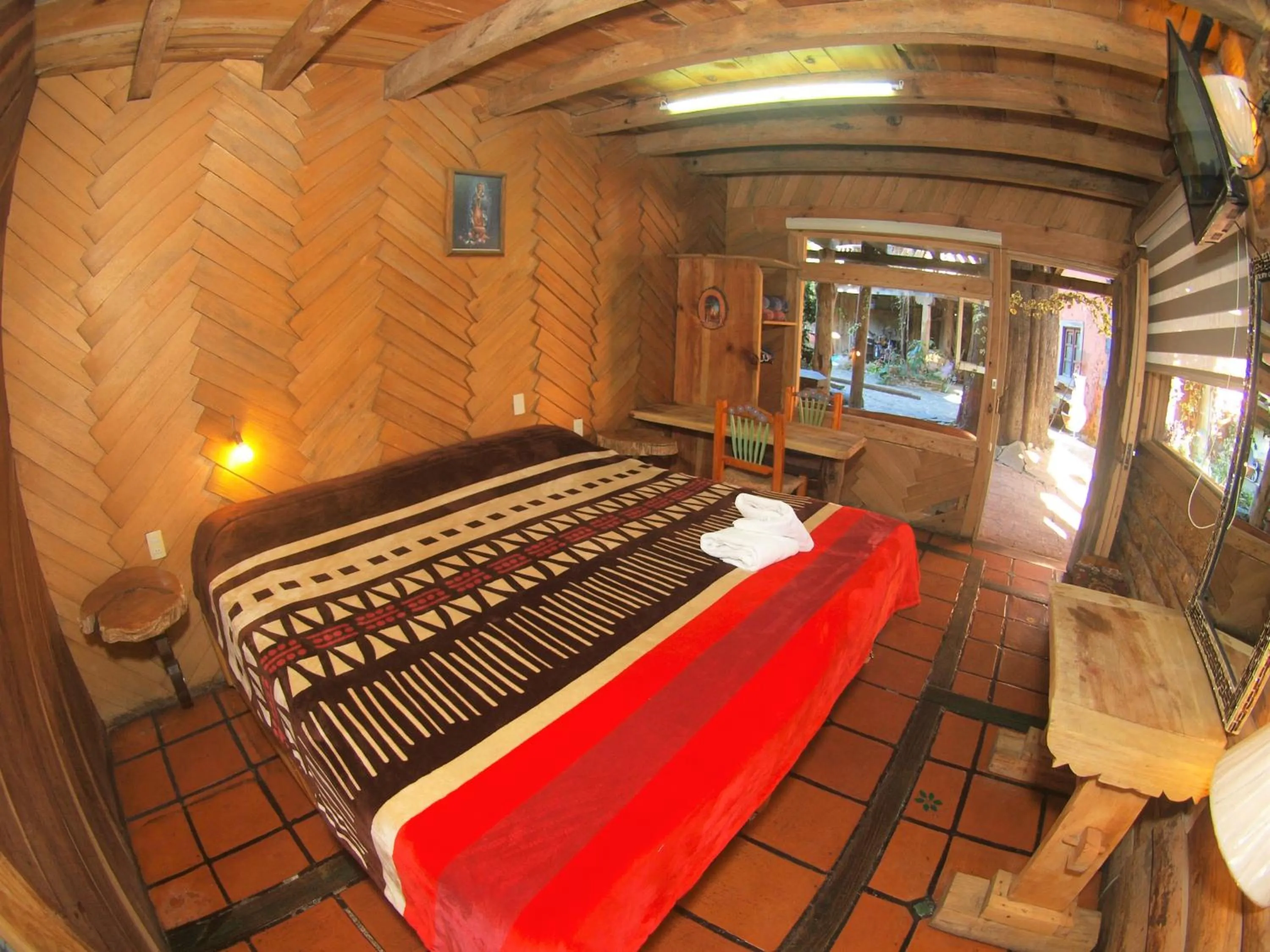 Photo of the whole room, Bed in Hotel Cabaña Los Ruiseñores