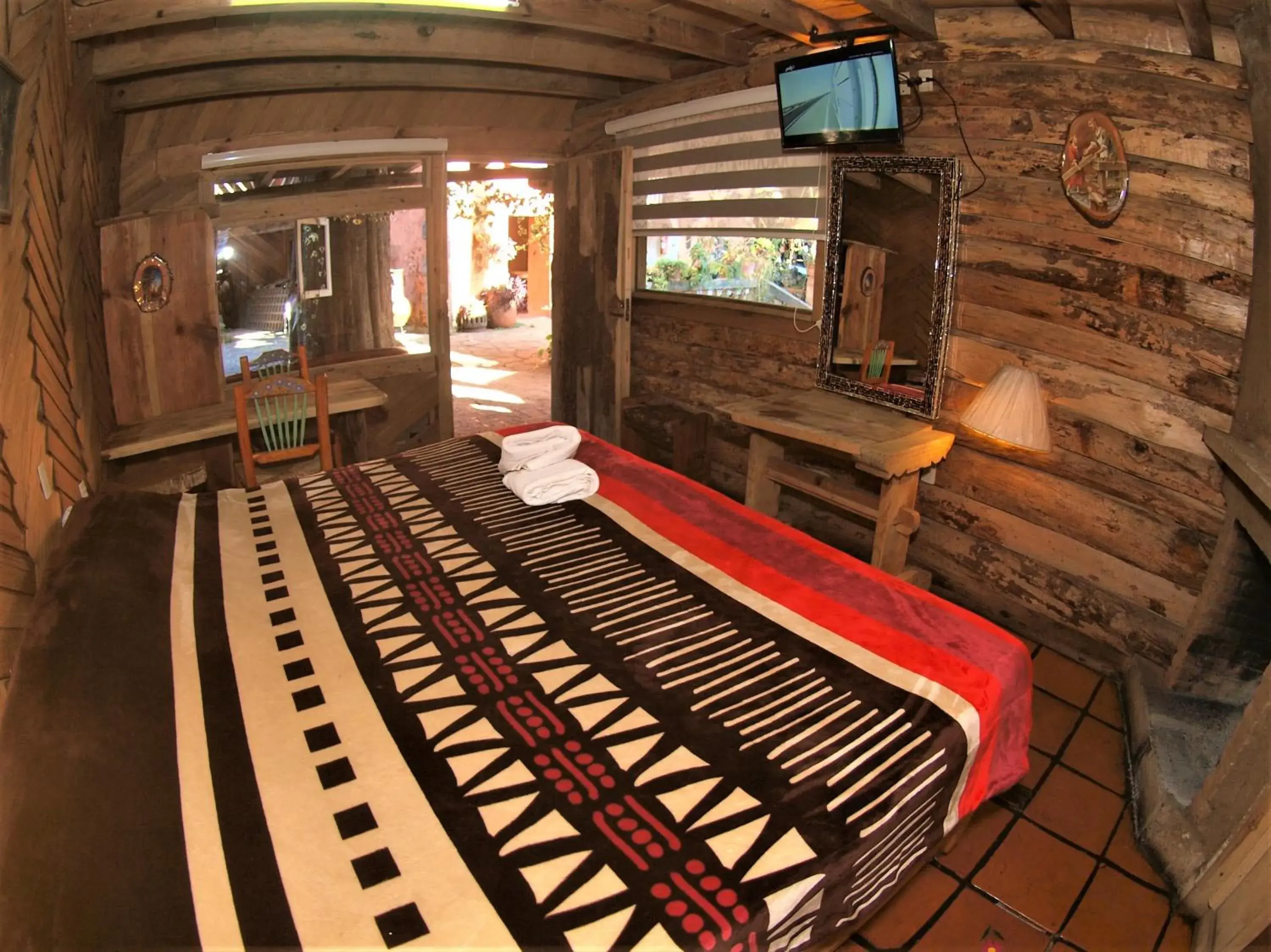 Bedroom in Hotel Cabaña Los Ruiseñores Bedroom in Hotel Cabaña Los Ruiseñores