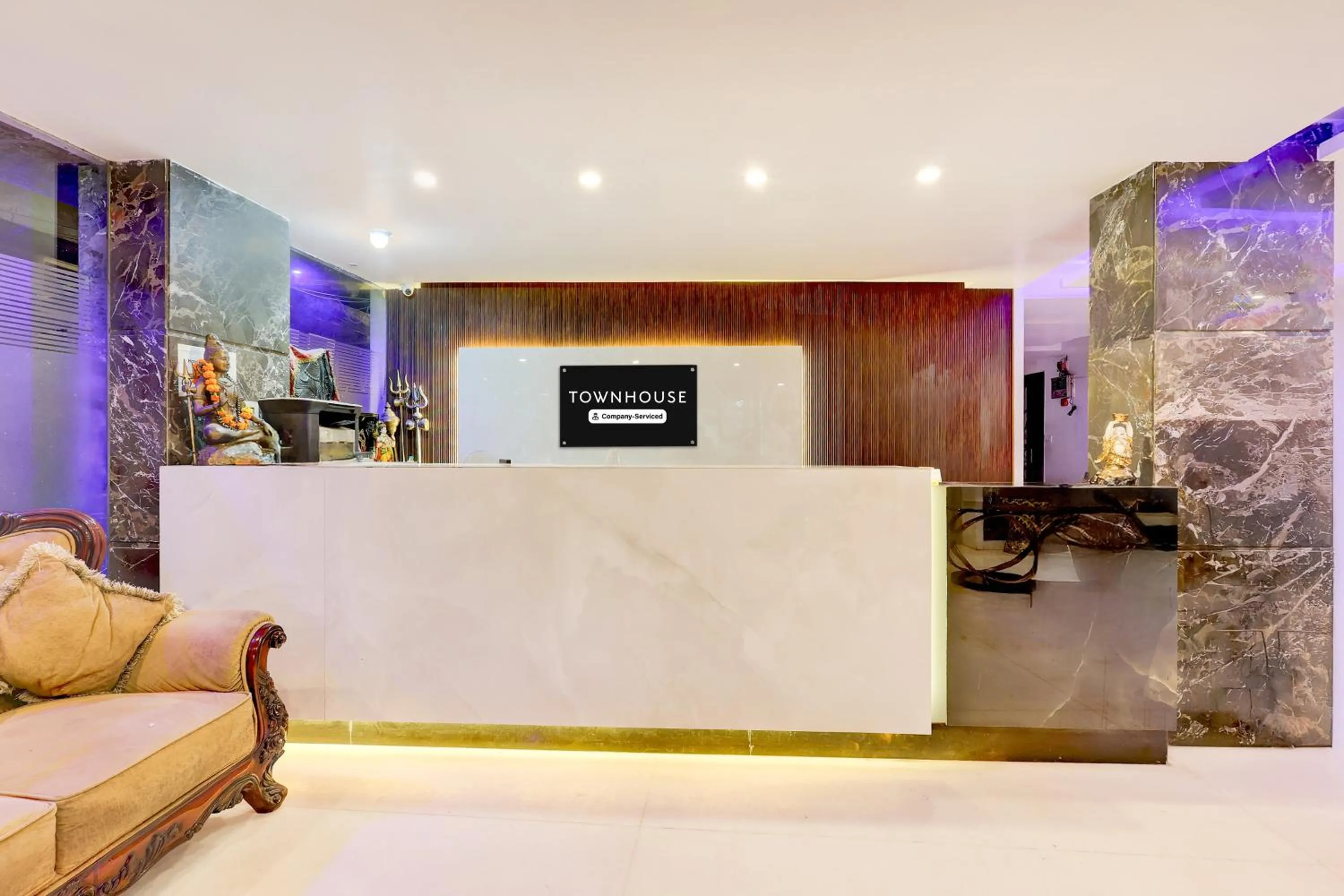 Lobby or reception in Super Townhouse Oak New Delhi Central Railway Junction Formerly Uppal International