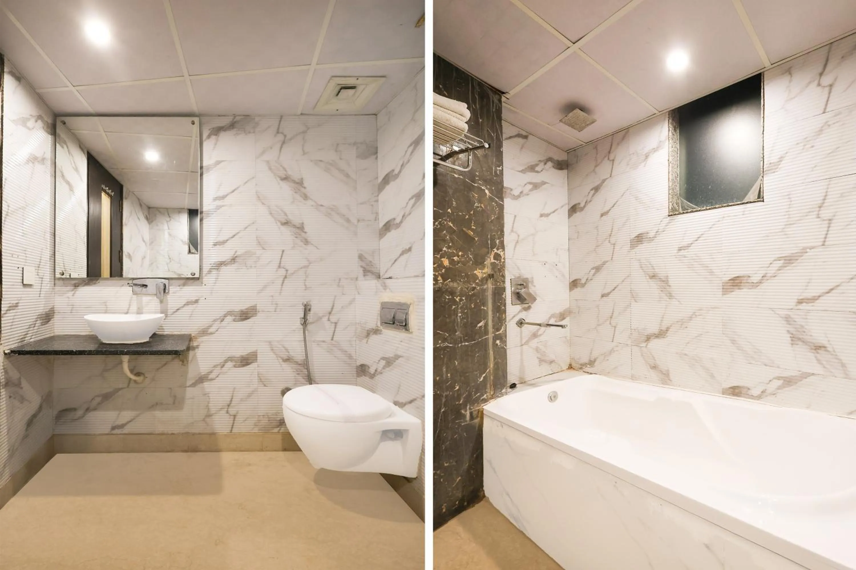 Bathroom in Super Townhouse Oak New Delhi Central Railway Junction Formerly Uppal International