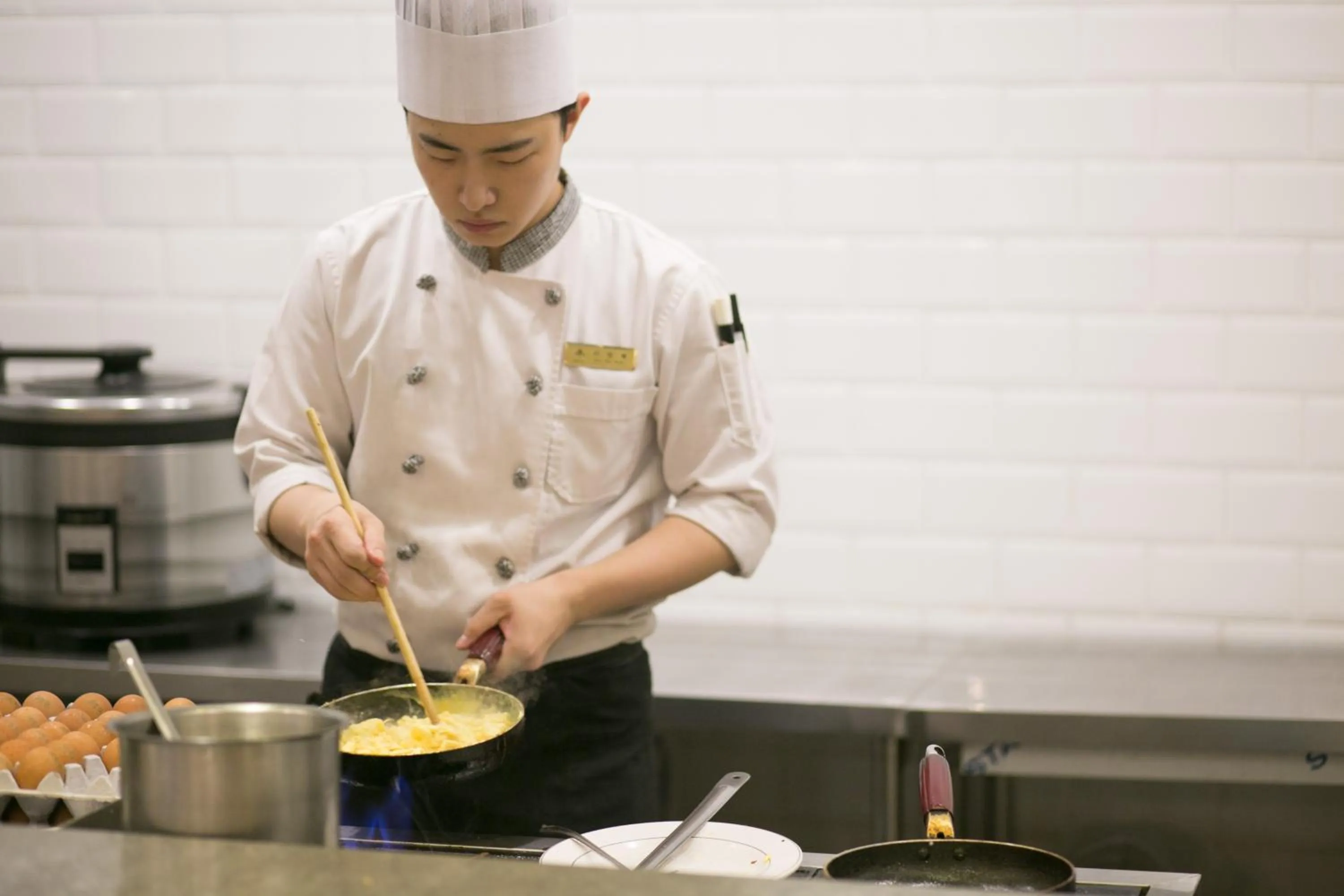 Buffet breakfast in The Koryo Hotel