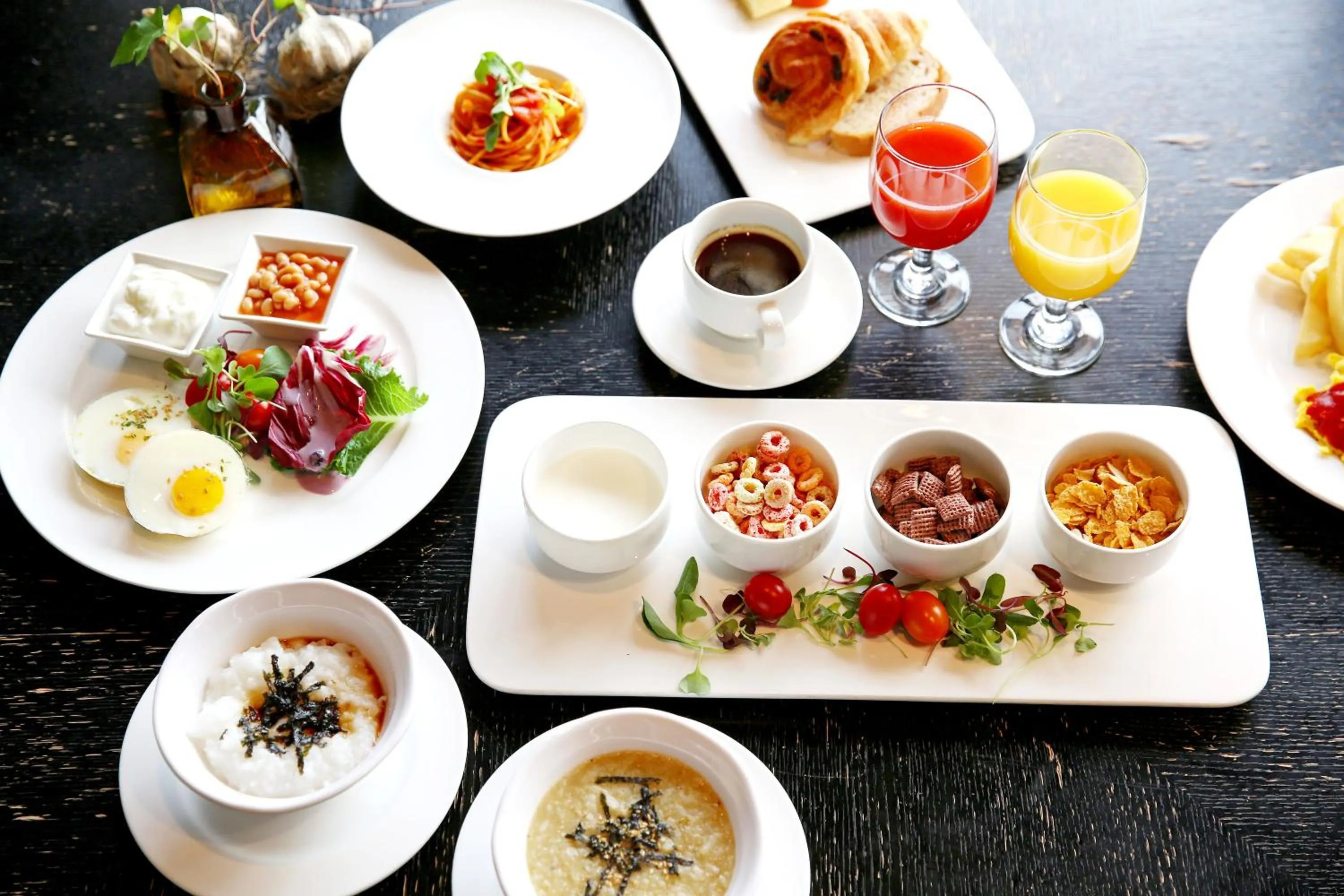 Buffet breakfast in The Riverside Hotel