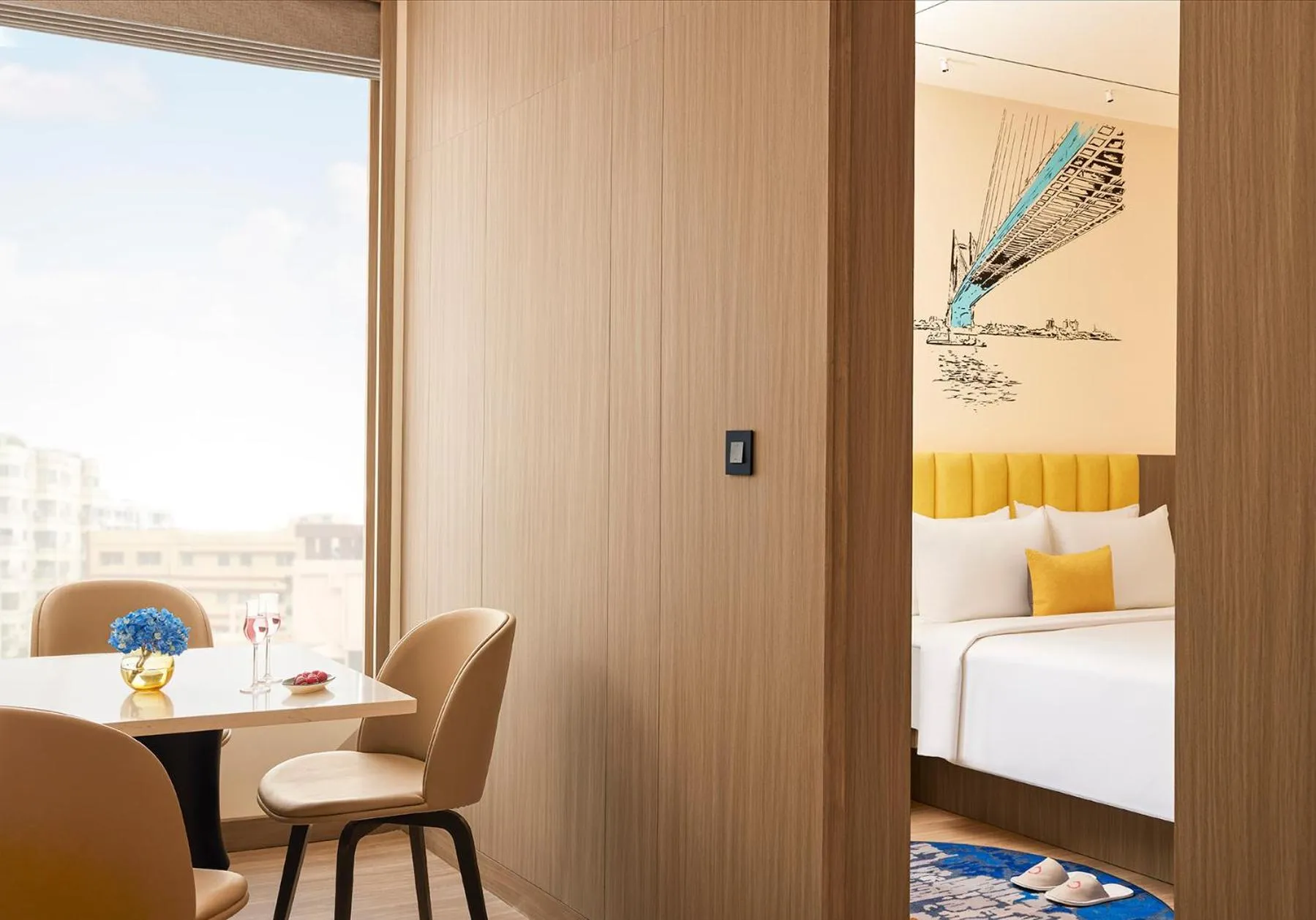 Dining area, Bed in Hyatt Centric Ballygunge Kolkata