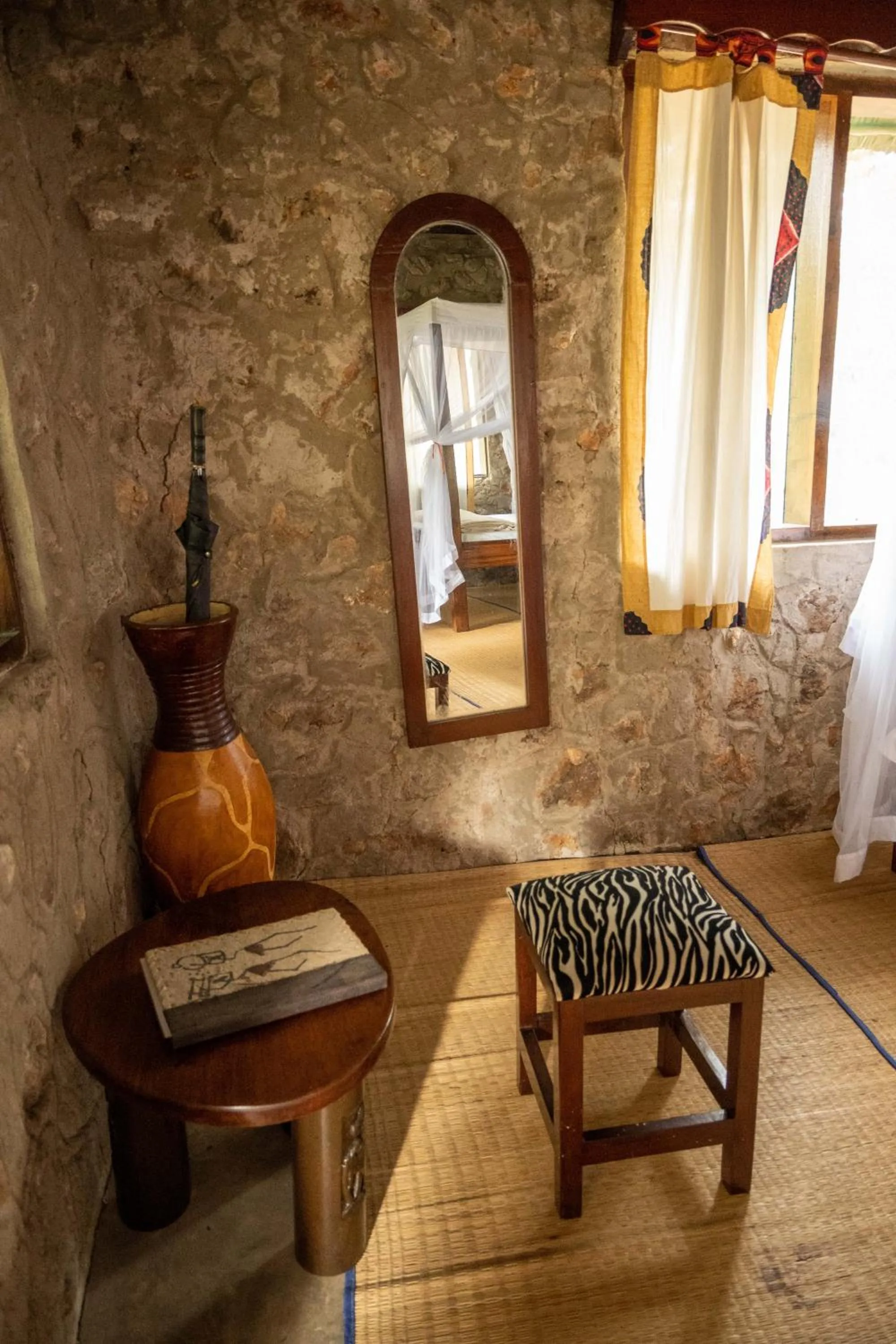 Bedroom in Sable Mountain Lodge, A Tent with a View Safaris