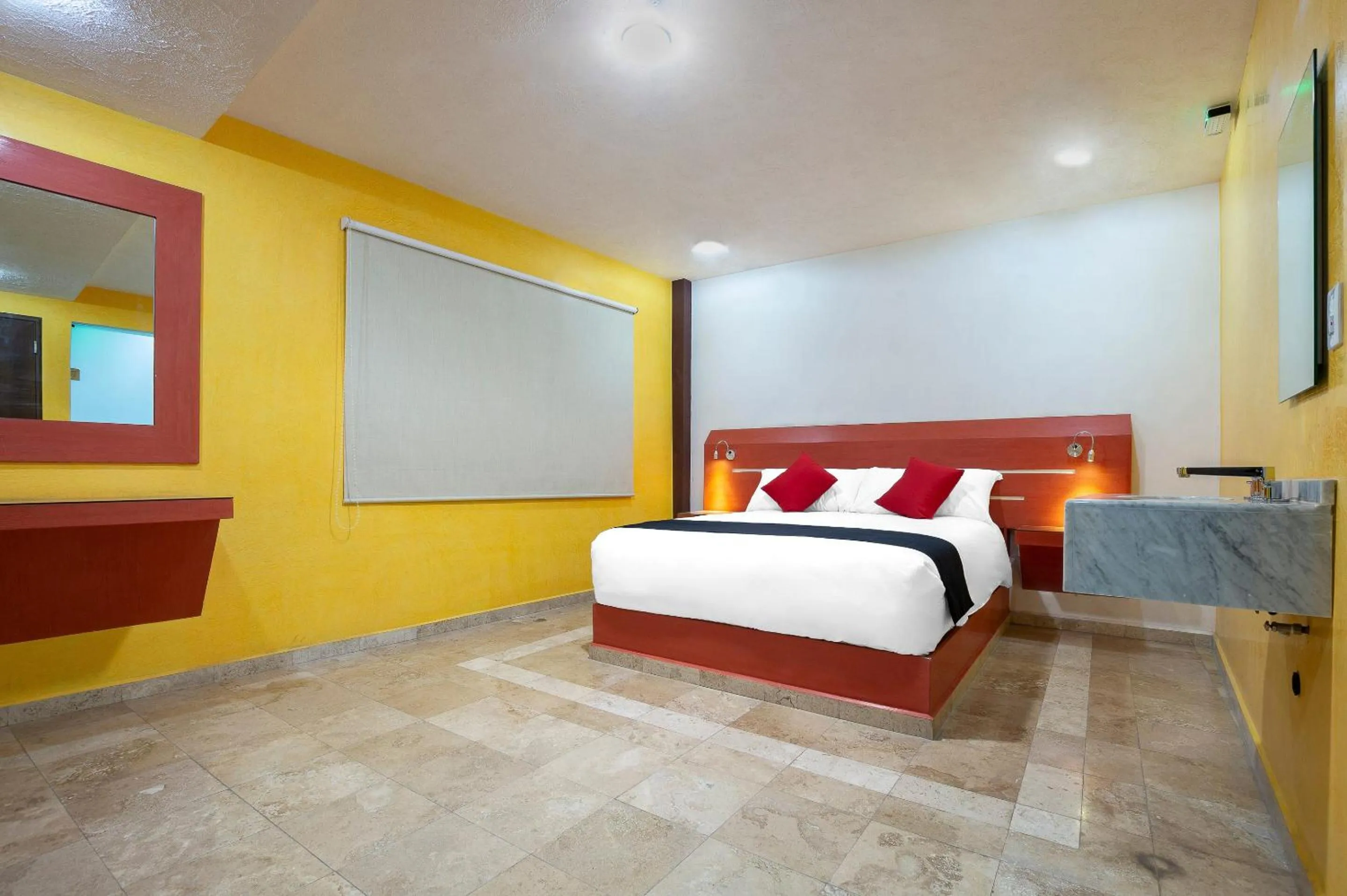 Bedroom, Bed in Capital O Df Inn, Ciudad de Mexico