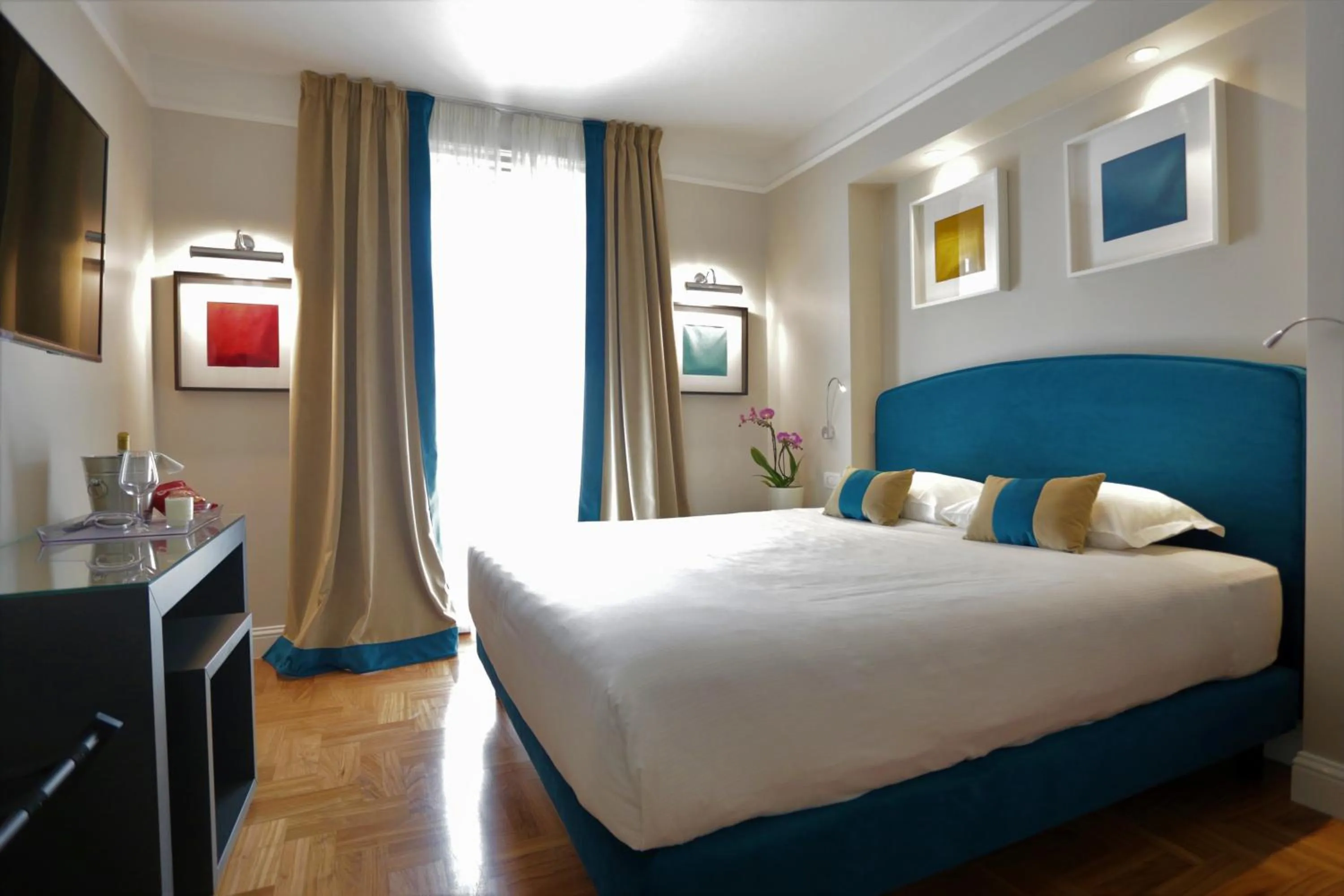 Bed in La Villetta Suite